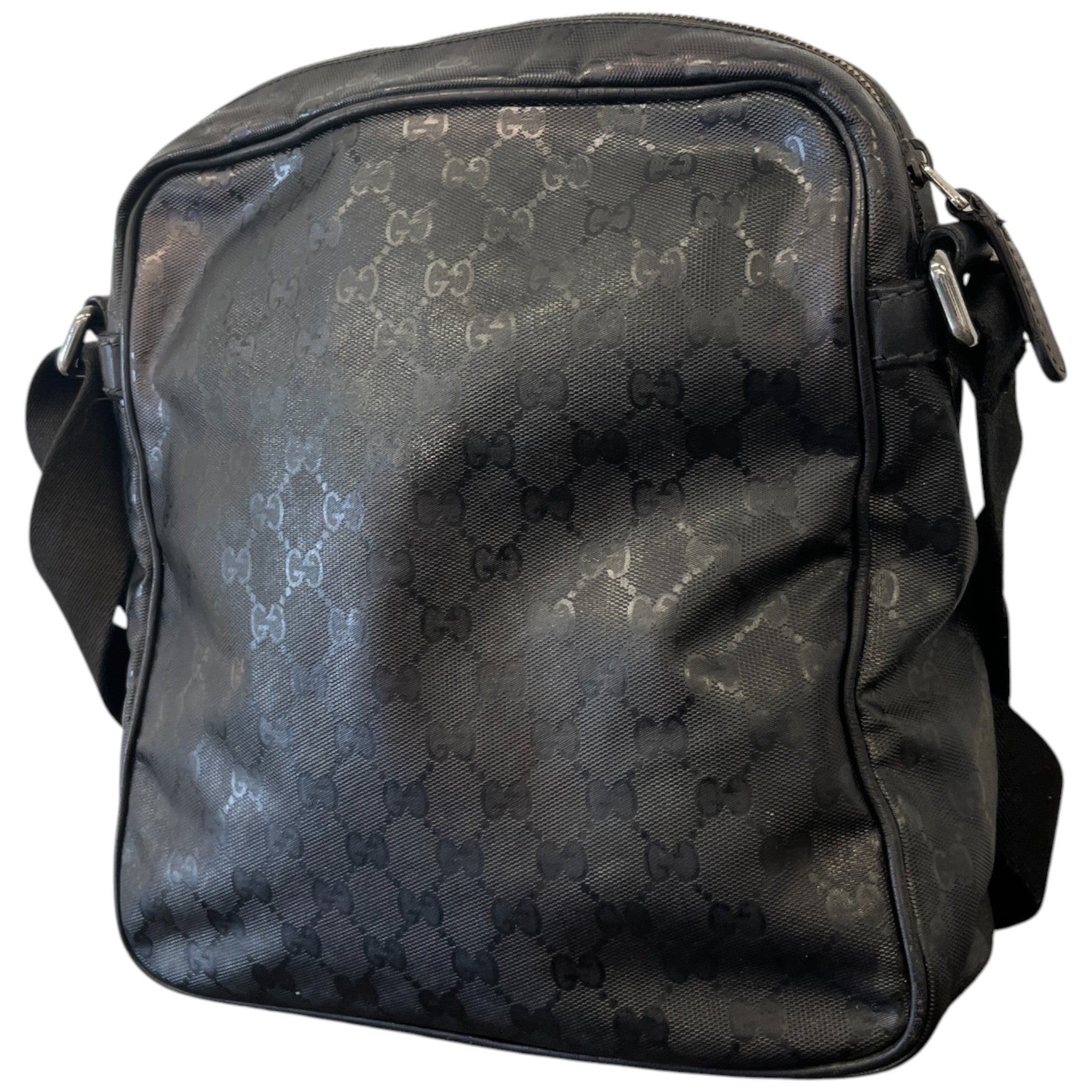Men's Gg Imprime Messenger Bag Black