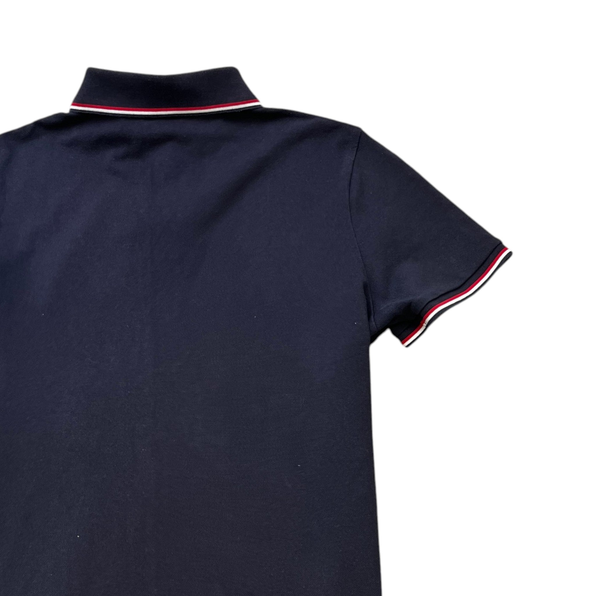 Men's Maglia Polo Shirt Navy Size L