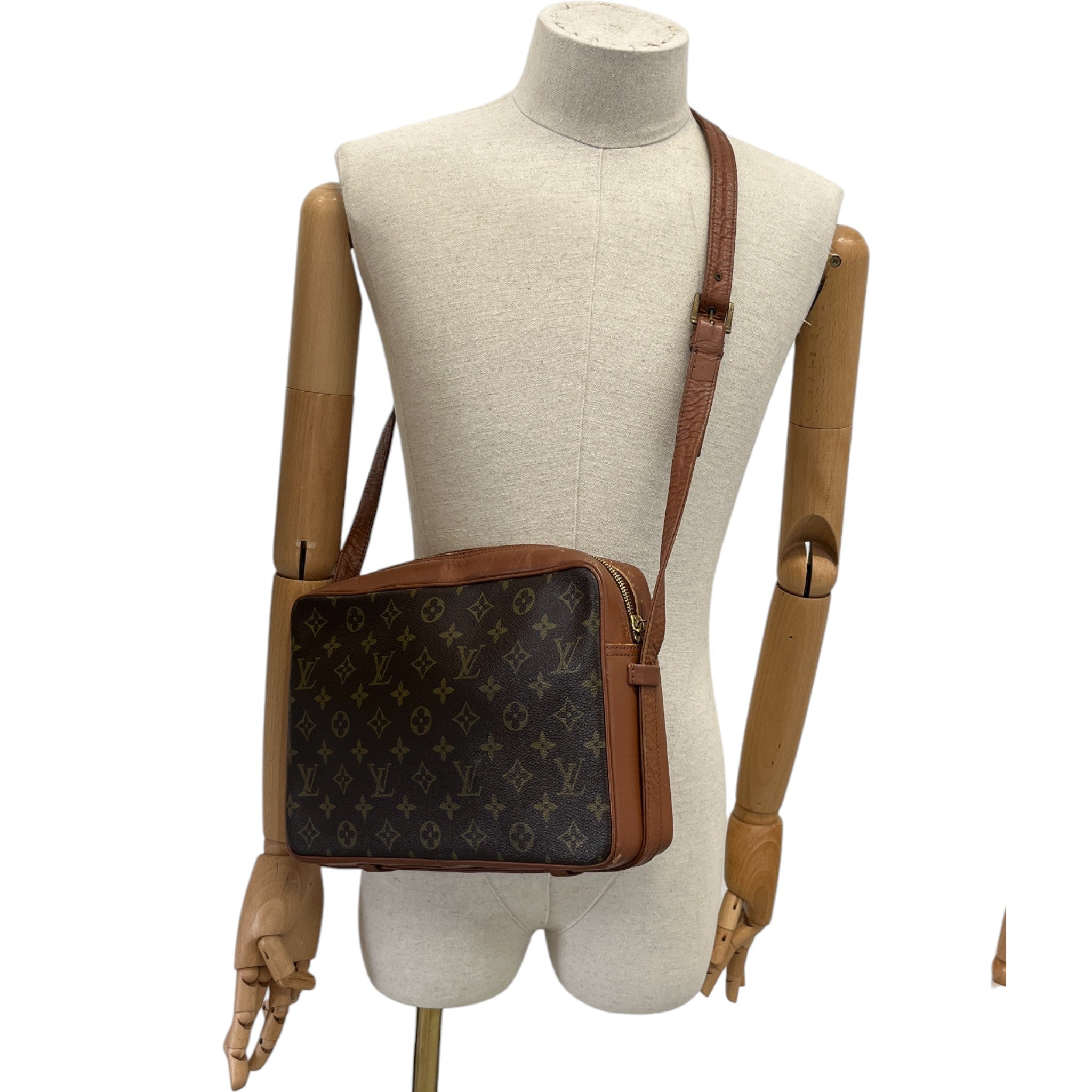 Men's Monogram Sac Bandouliere Bag Brown