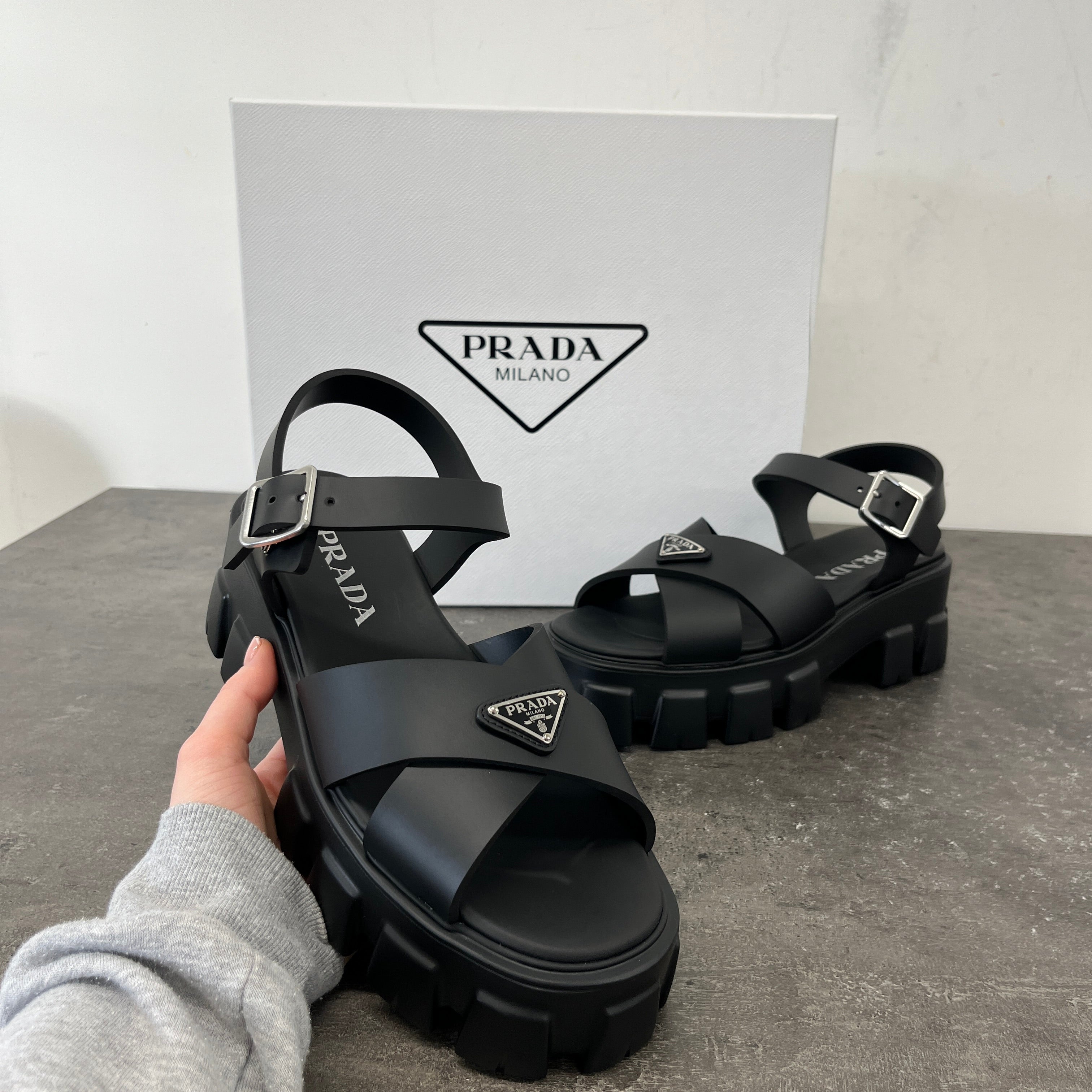 Women's Monolith Crossover Sandals Black Size EU 39 / UK 6