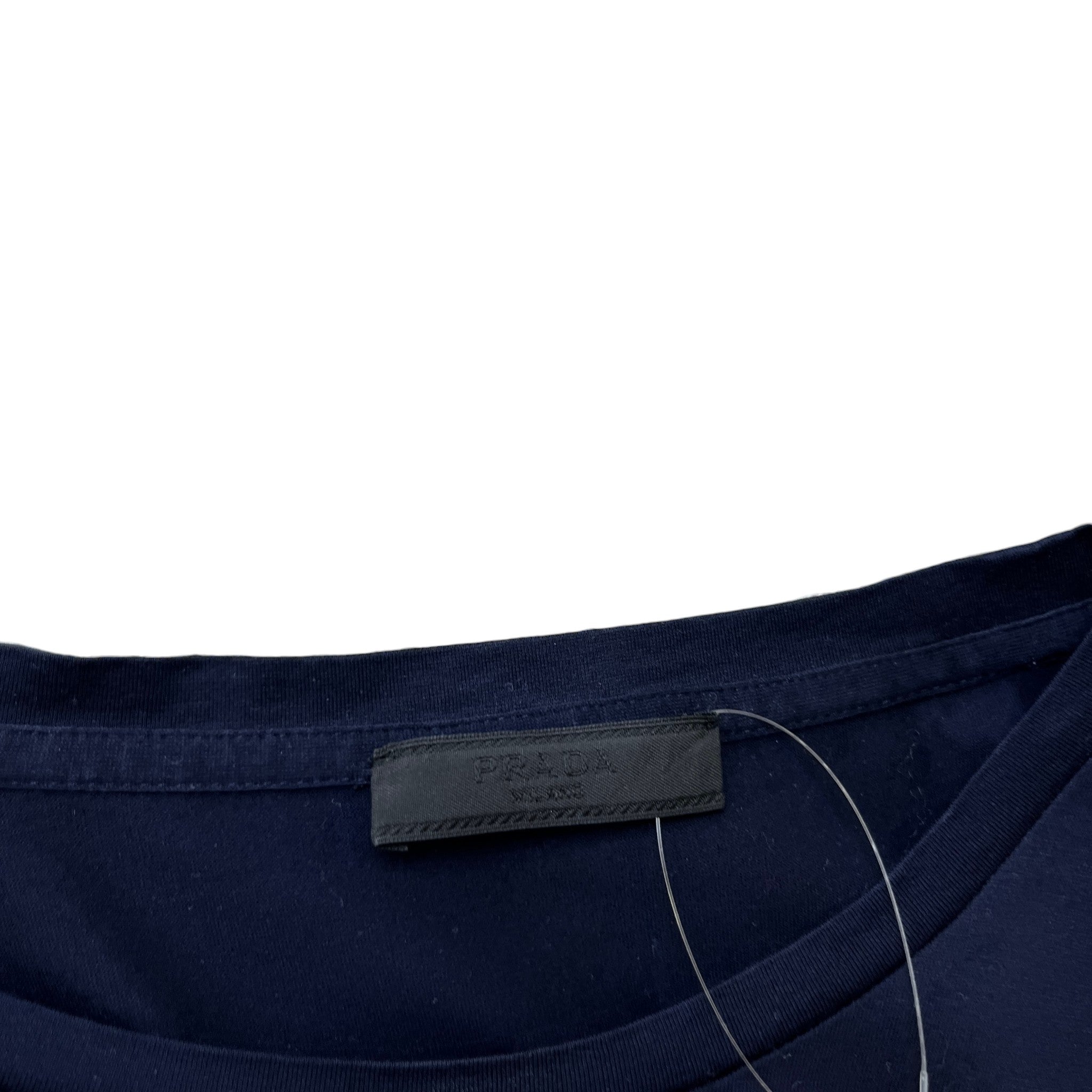 Men's Embroidered Logo T-Shirt Navy Size M