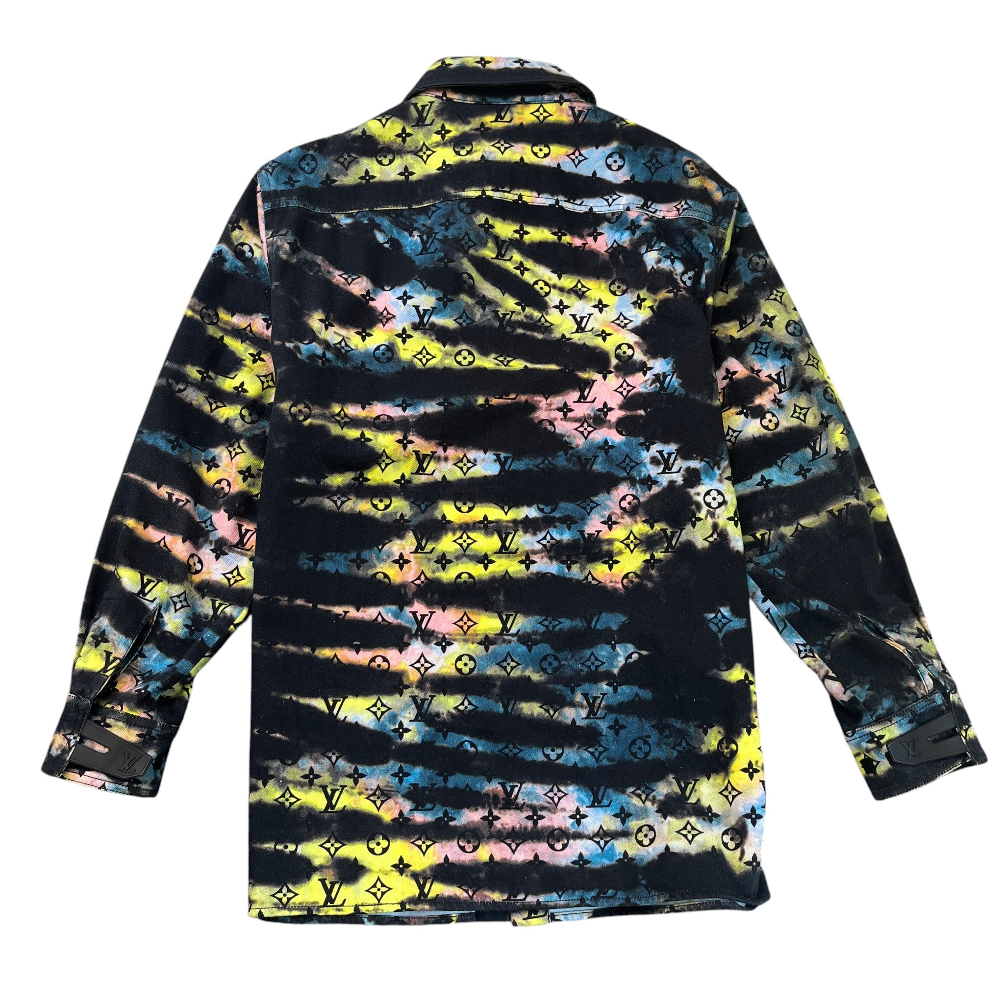Men's Monogram Tie-Dye Fw21 Jacket Multi-Coloured Size S