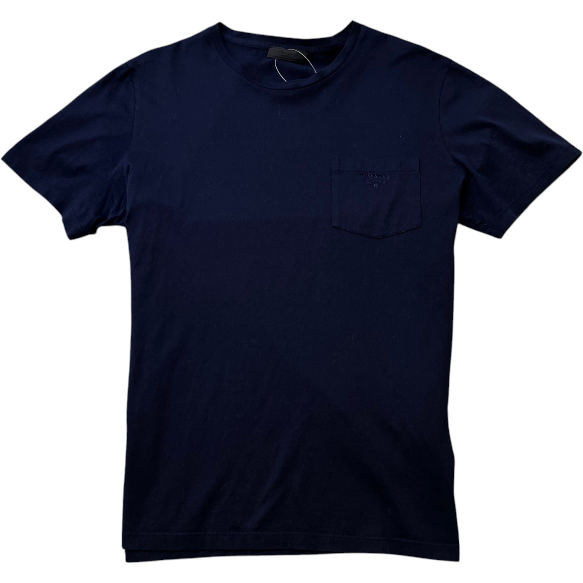 Men's Embroidered Logo T-Shirt Navy Size M