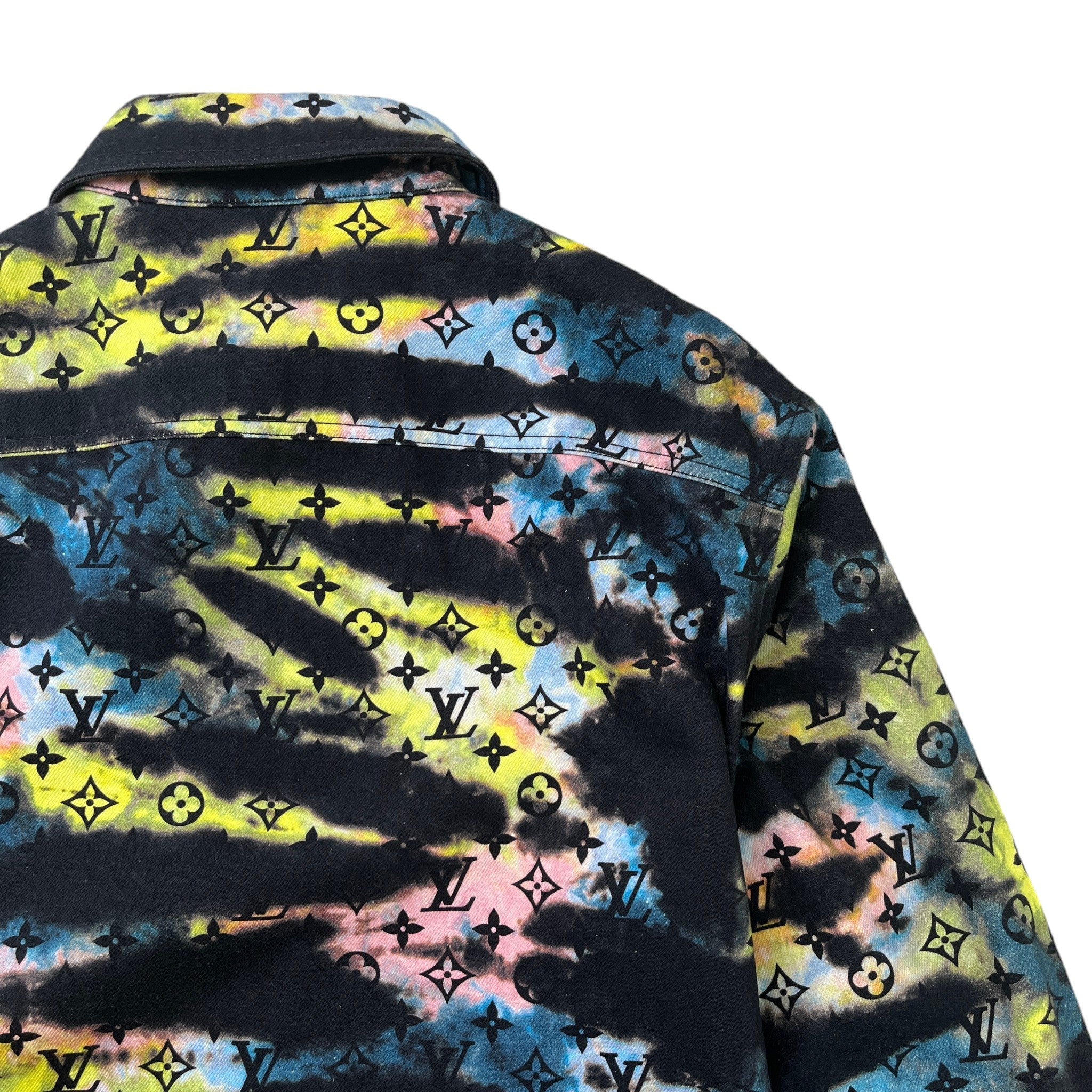Men's Monogram Tie-Dye Fw21 Jacket Multi-Coloured Size S
