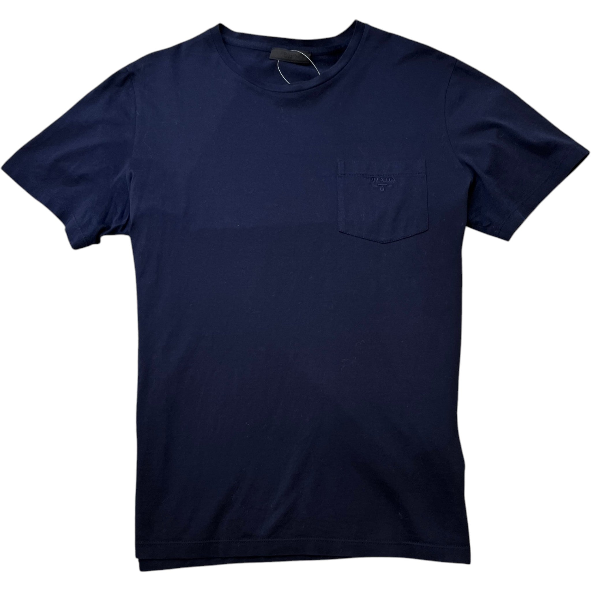 Men's Embroidered Logo T-Shirt Navy Size M