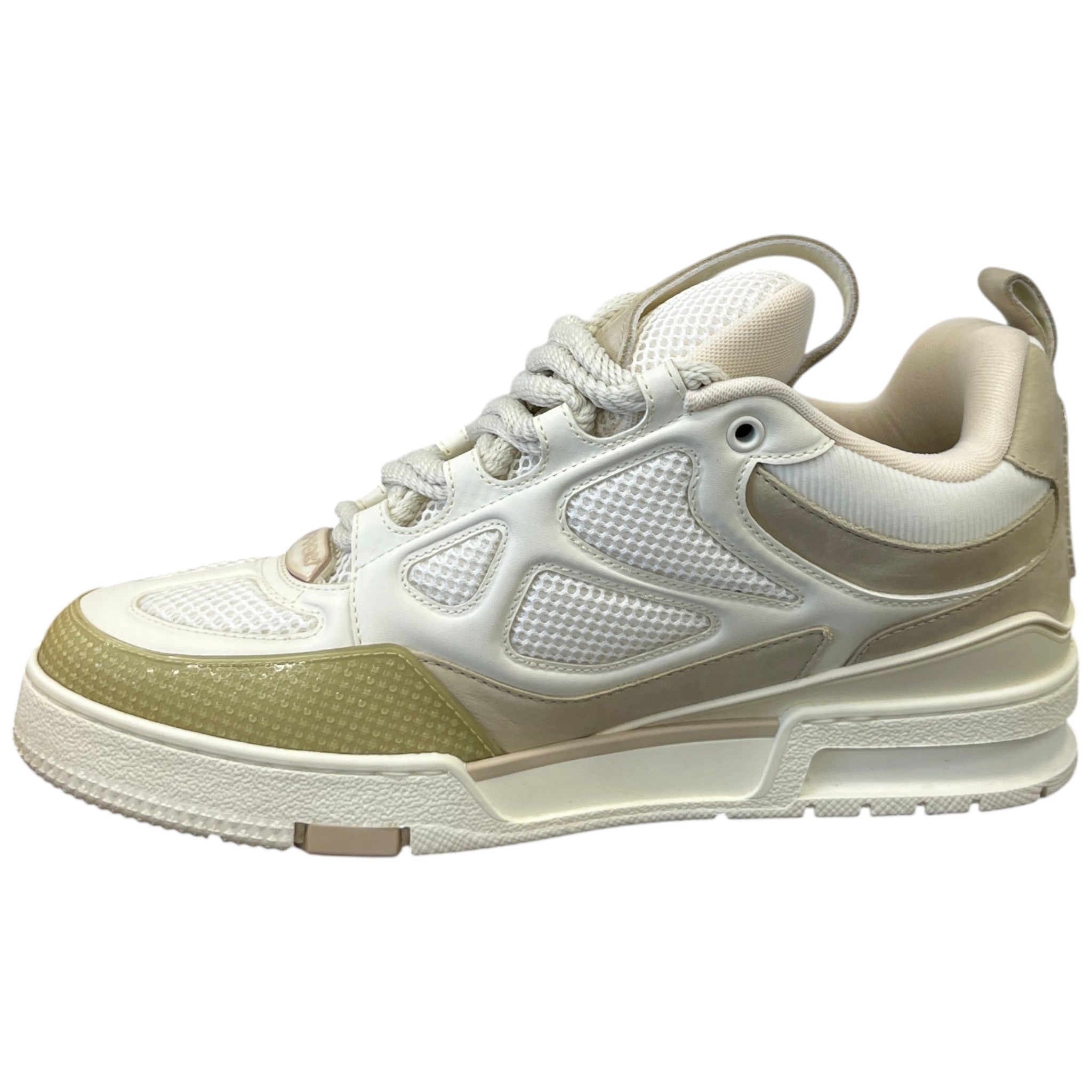 Men's Lv Skate Low Trainers White Size EU 42 / UK 8