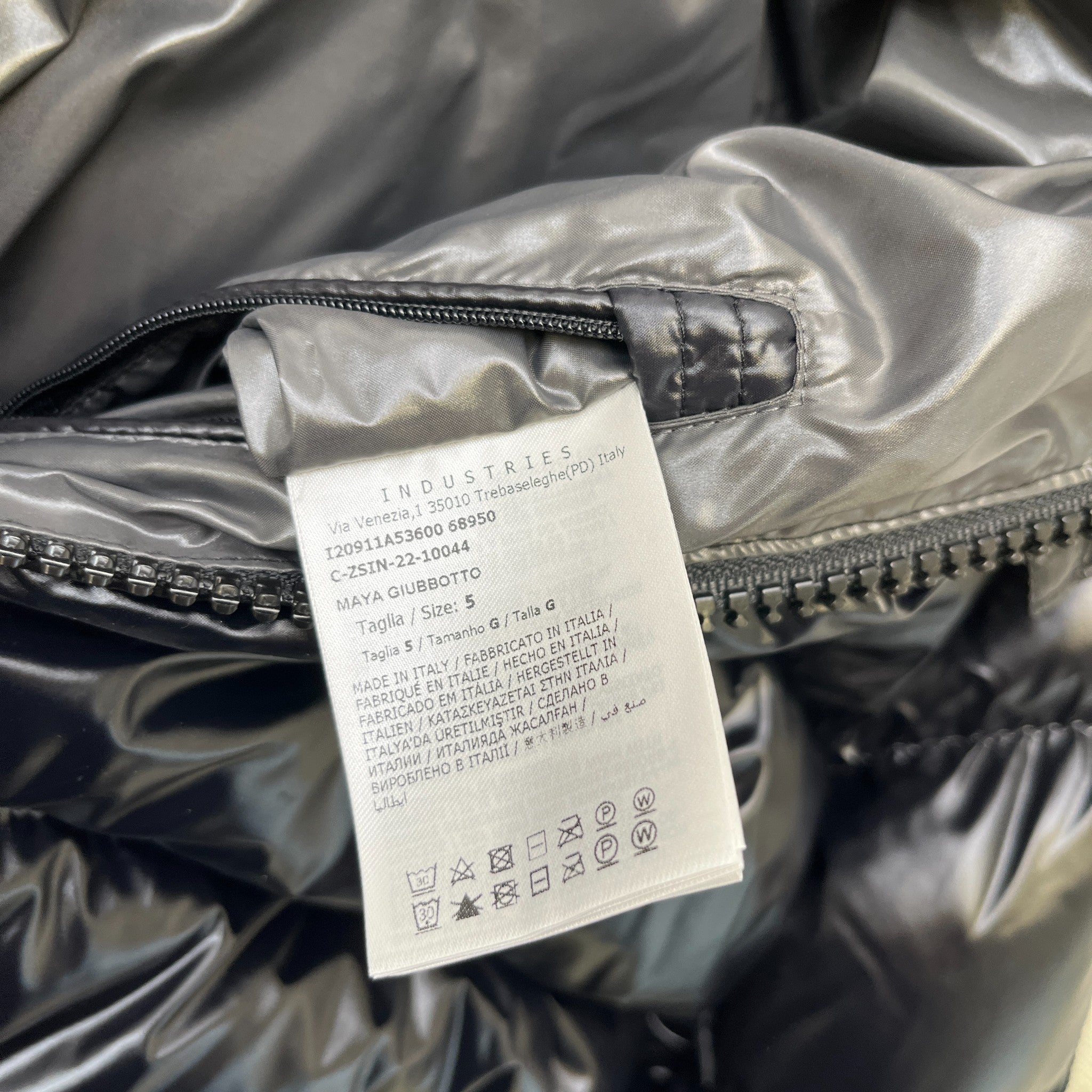 Men's Maya Down Jacket Black Size 5 / XXL