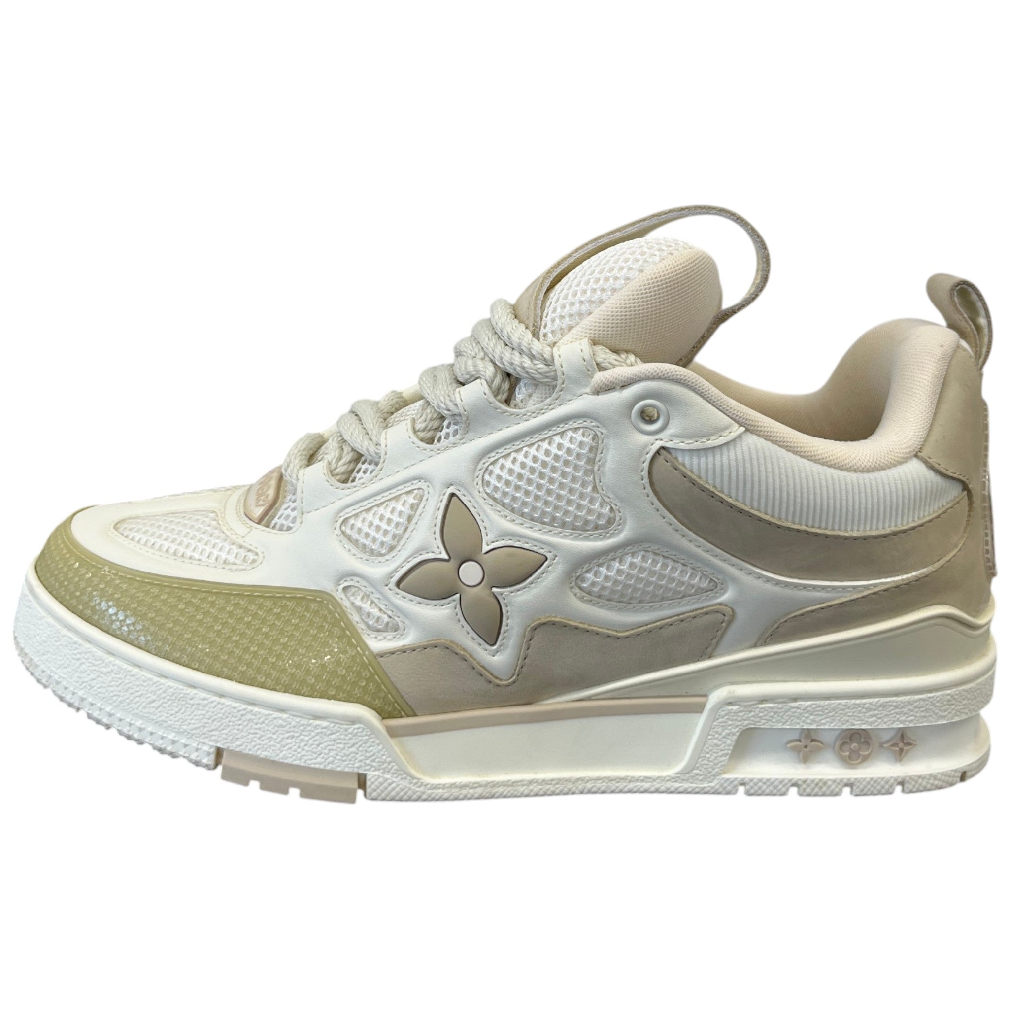 Men's Lv Skate Low Trainers White Size EU 42 / UK 8