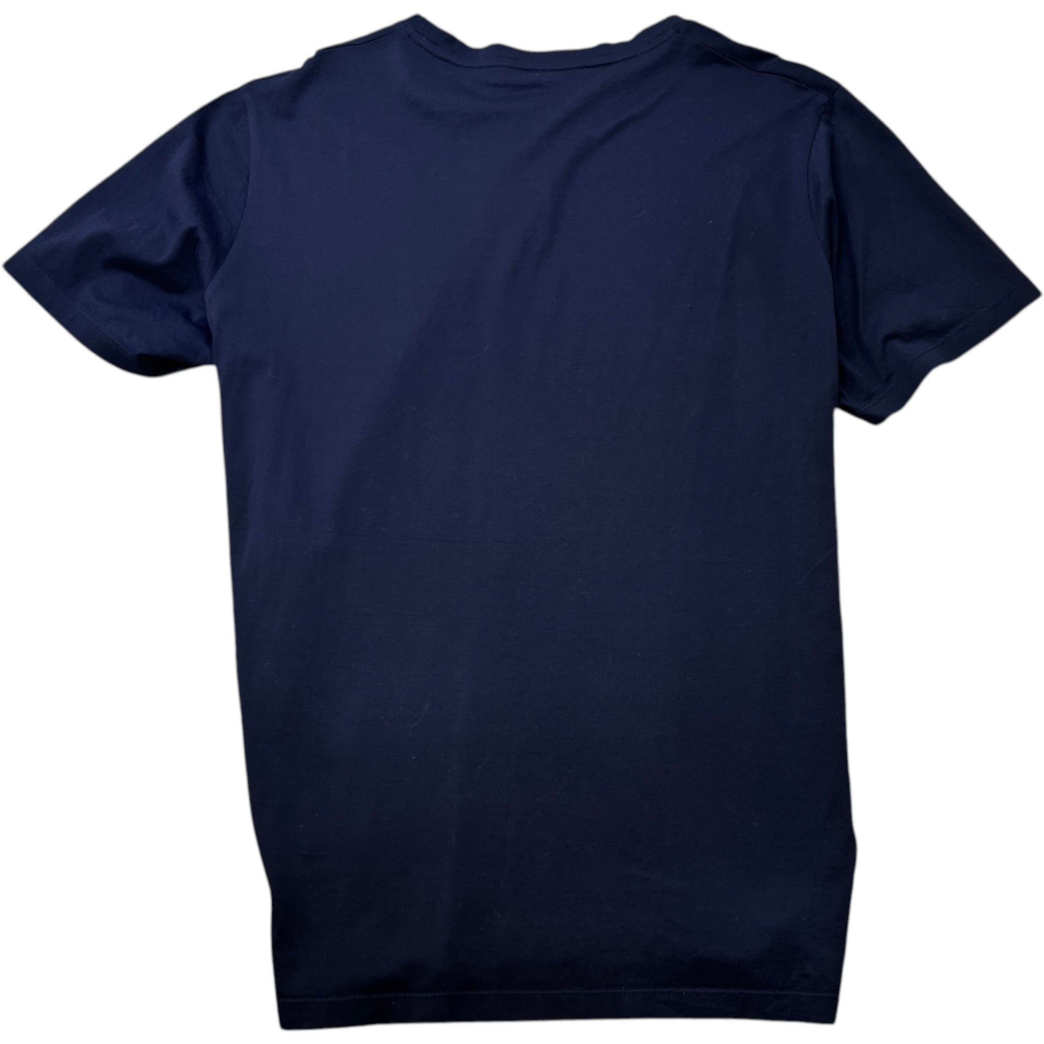 Men's Embroidered Logo T-Shirt Navy Size M