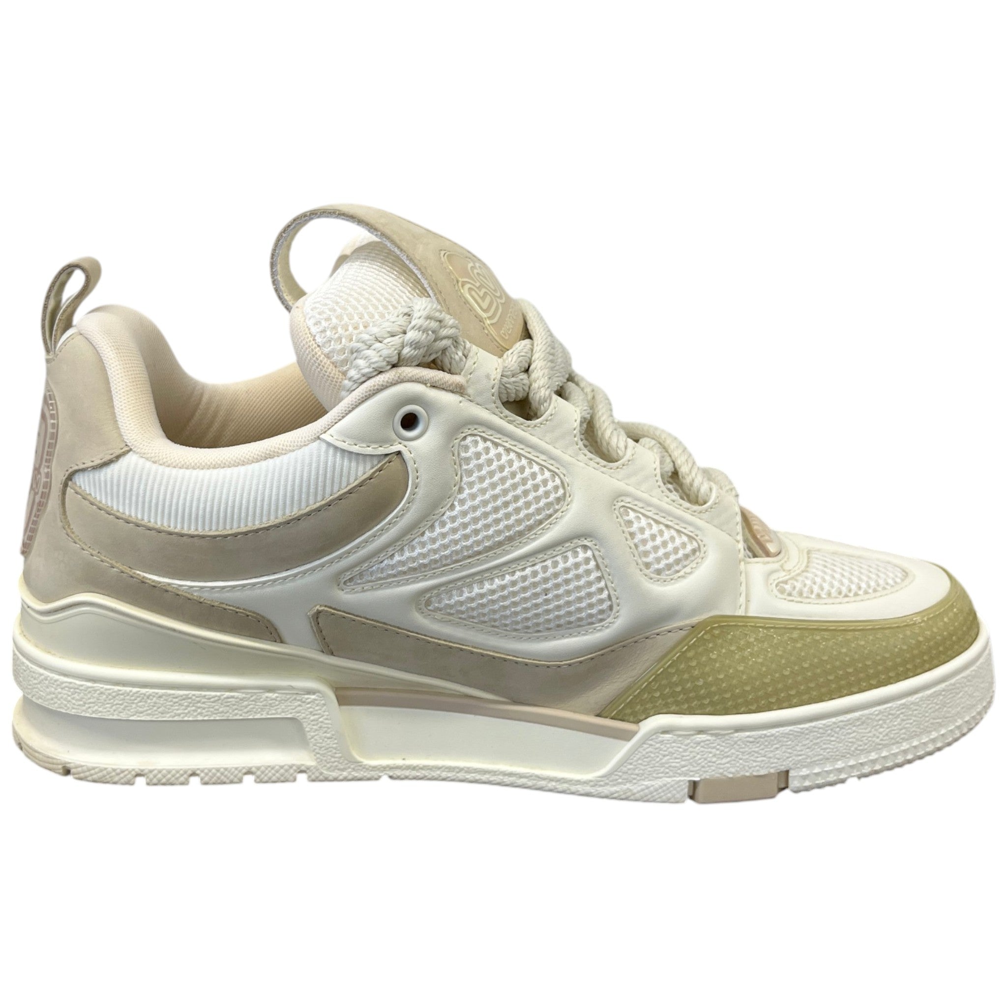 Men's Lv Skate Low Trainers White Size EU 42 / UK 8