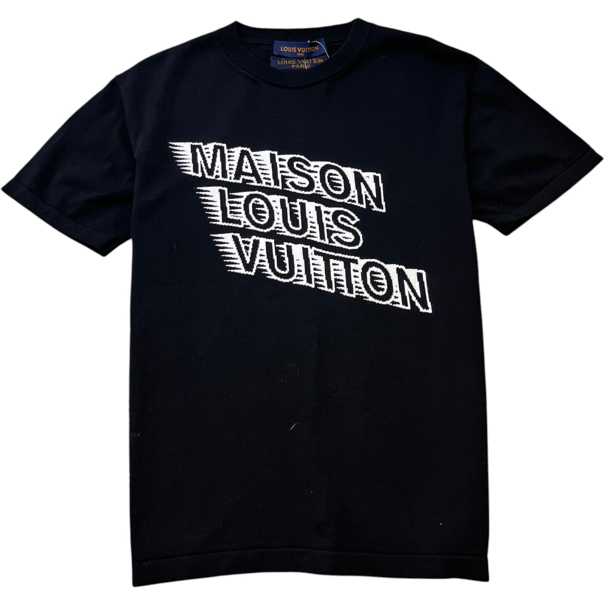 Men's Embroidered Logo T-Shirt Black Size M