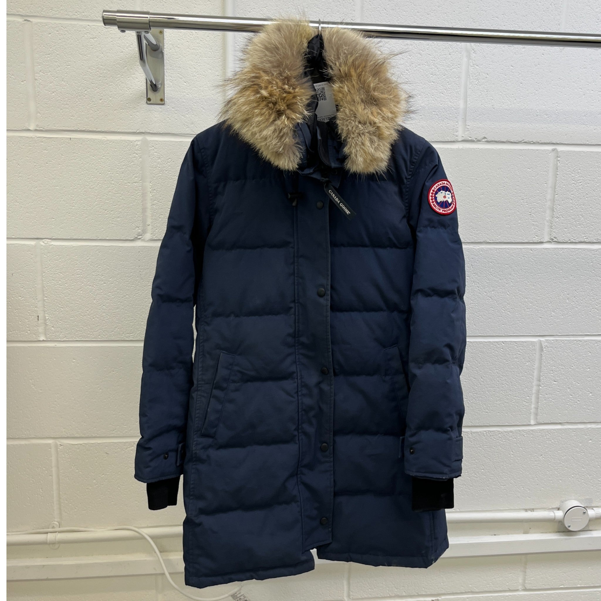 Women's Shelburne Parka Down Jacket Navy Size S