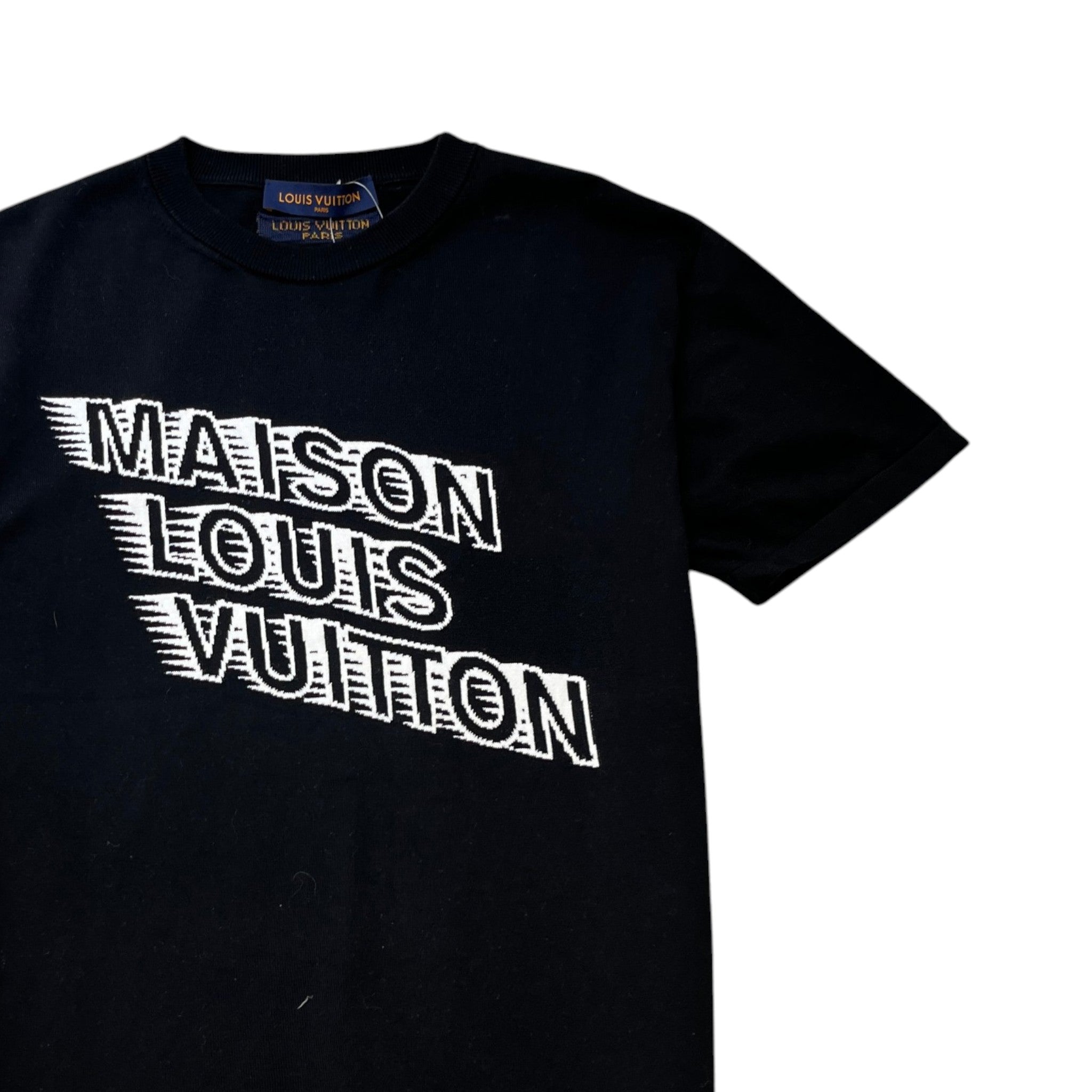 Men's Embroidered Logo T-Shirt Black Size M