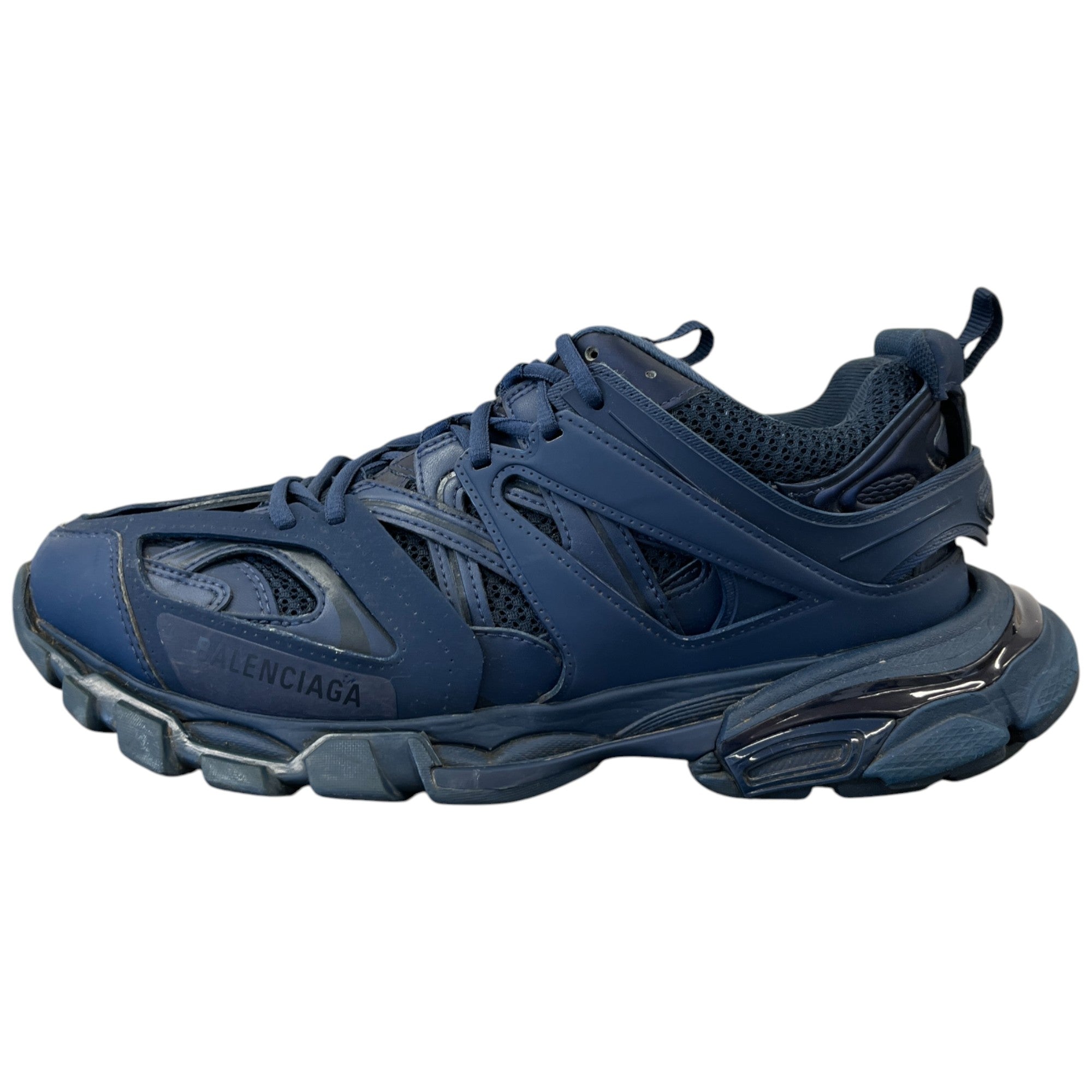 Men's Tracks Low Trainers Navy Size EU 42 / UK 8