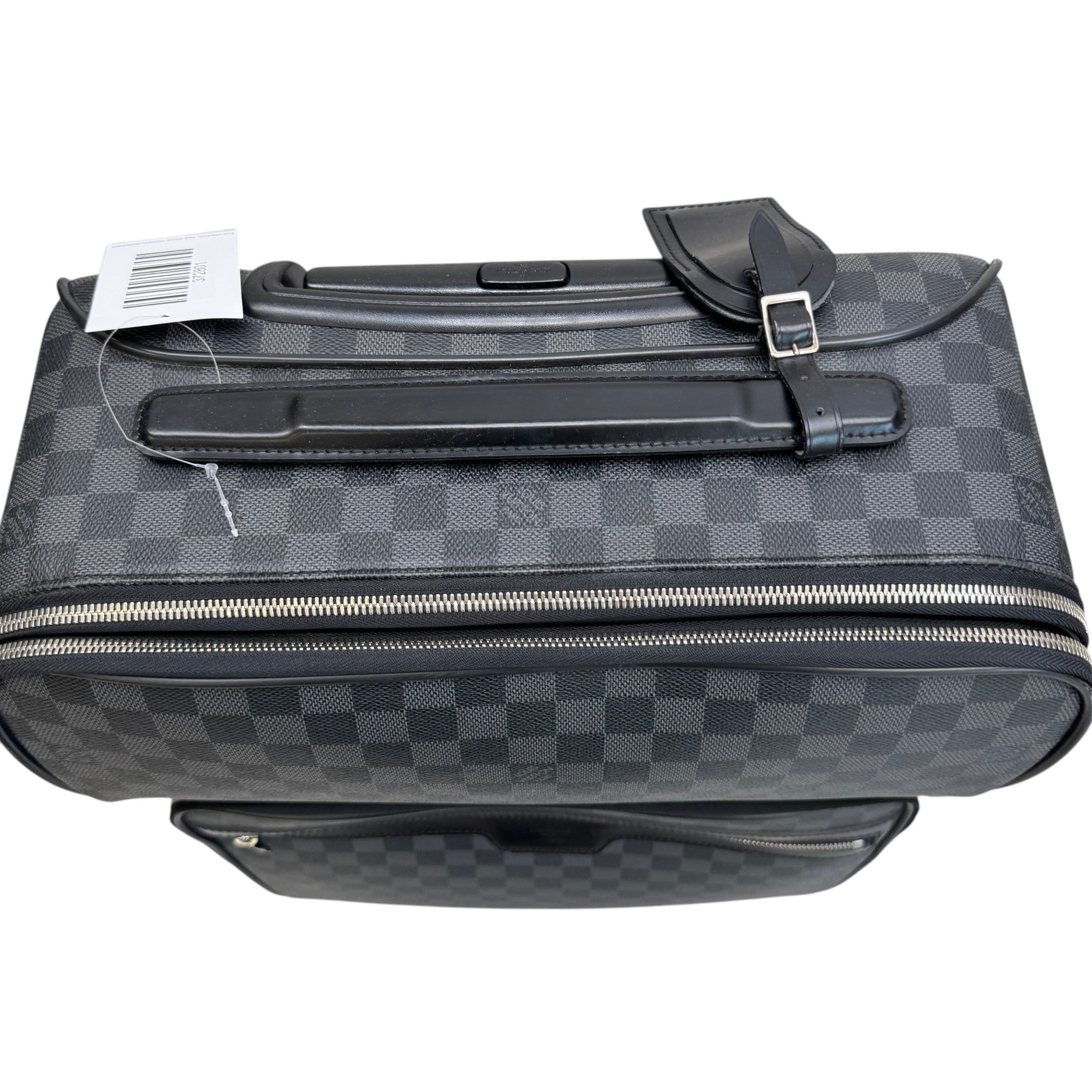 Men's Pégase Légère 55 Damier Graphite Suitcase Black