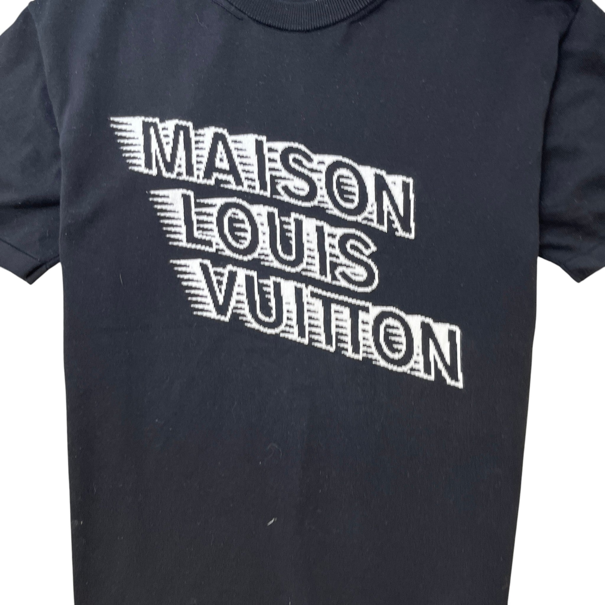 Men's Embroidered Logo T-Shirt Black Size M