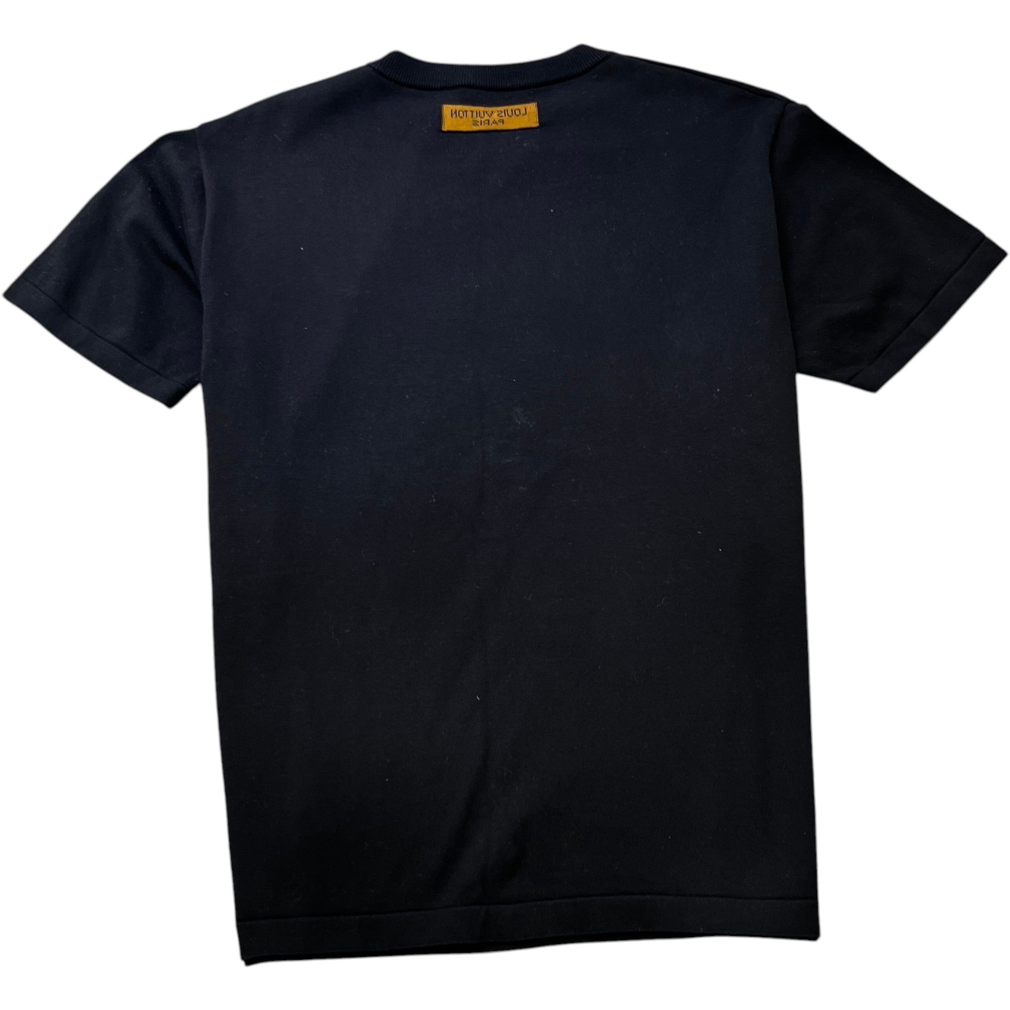 Men's Embroidered Logo T-Shirt Black Size M