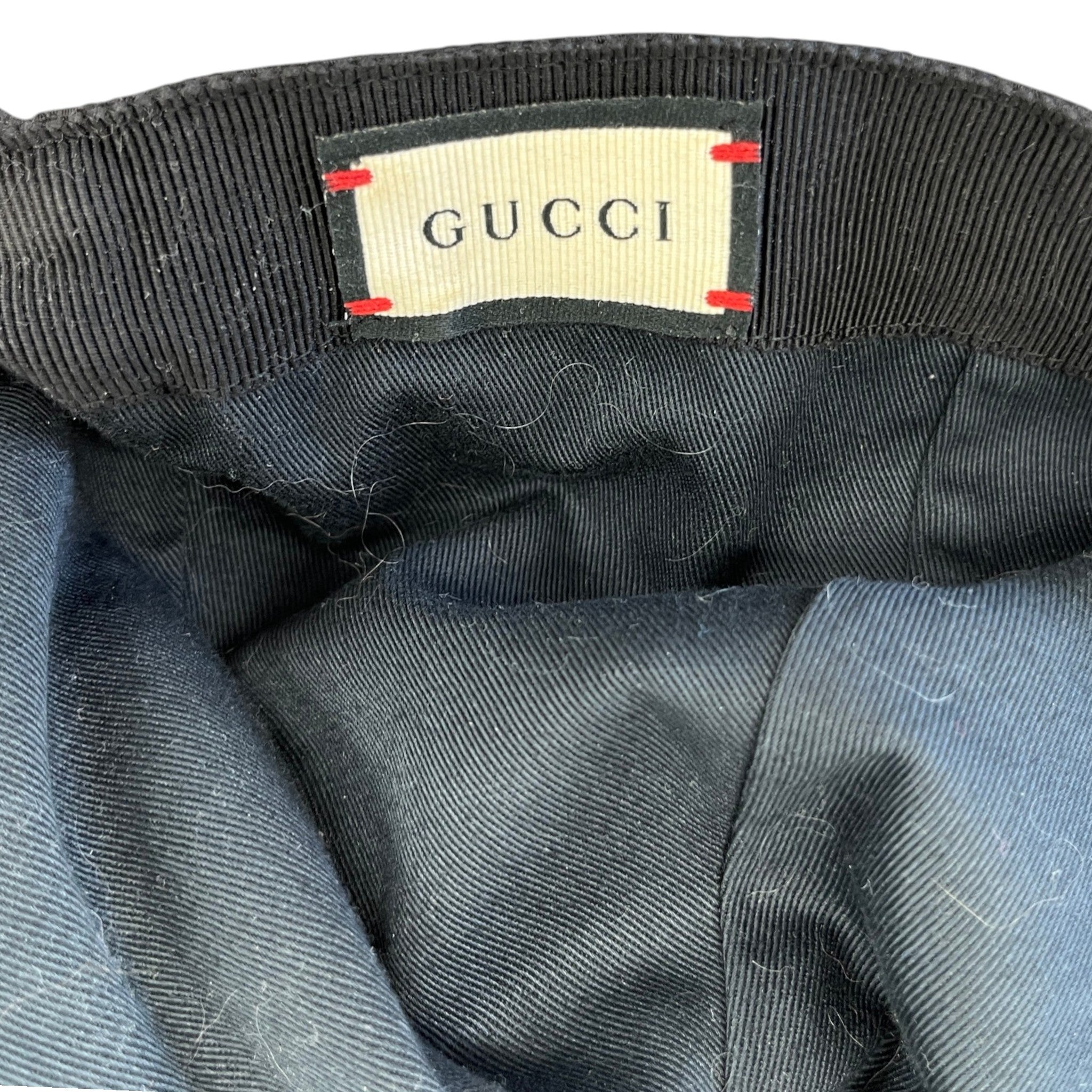 Men's Gg Supreme Cap Black Size L
