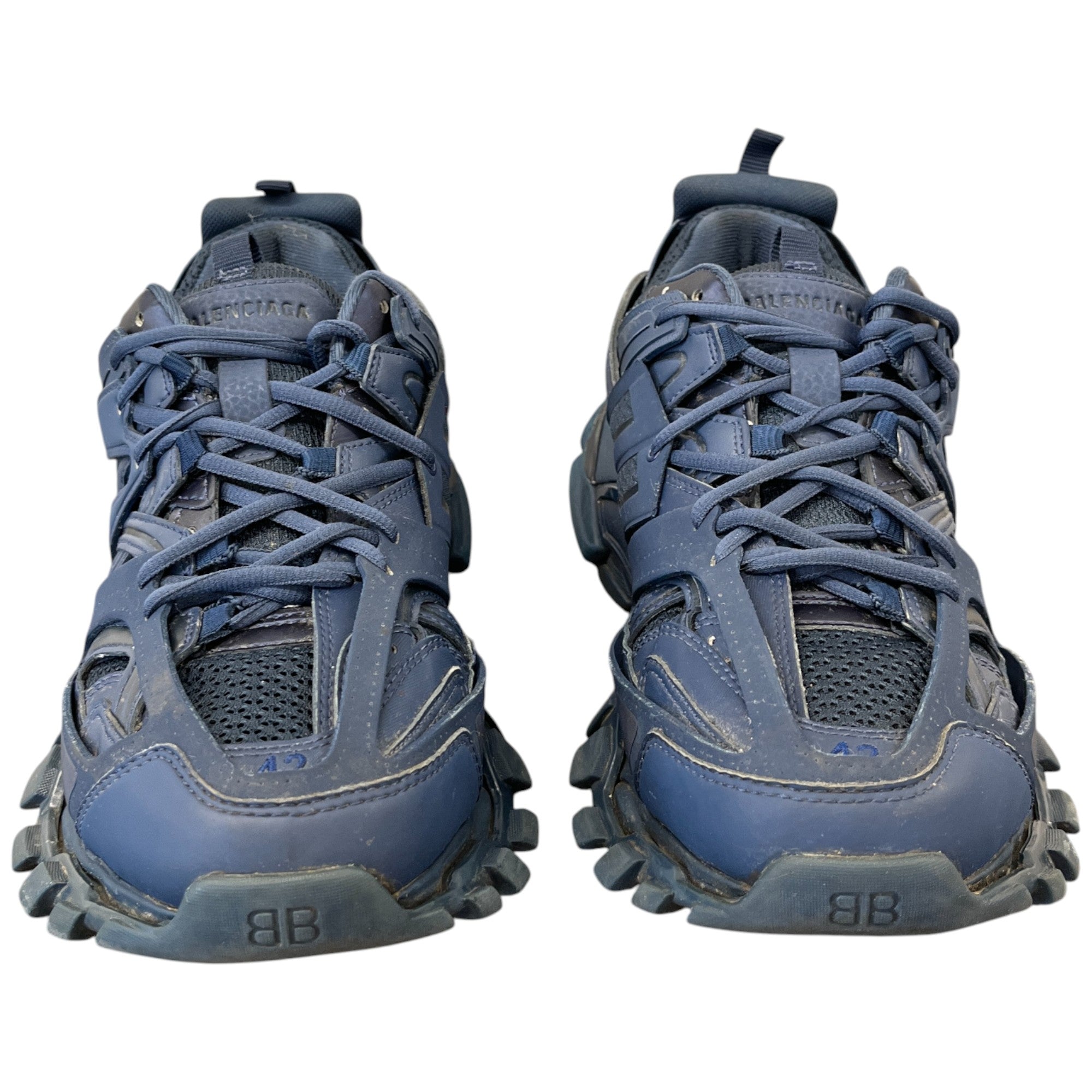 Men's Tracks Low Trainers Navy Size EU 42 / UK 8