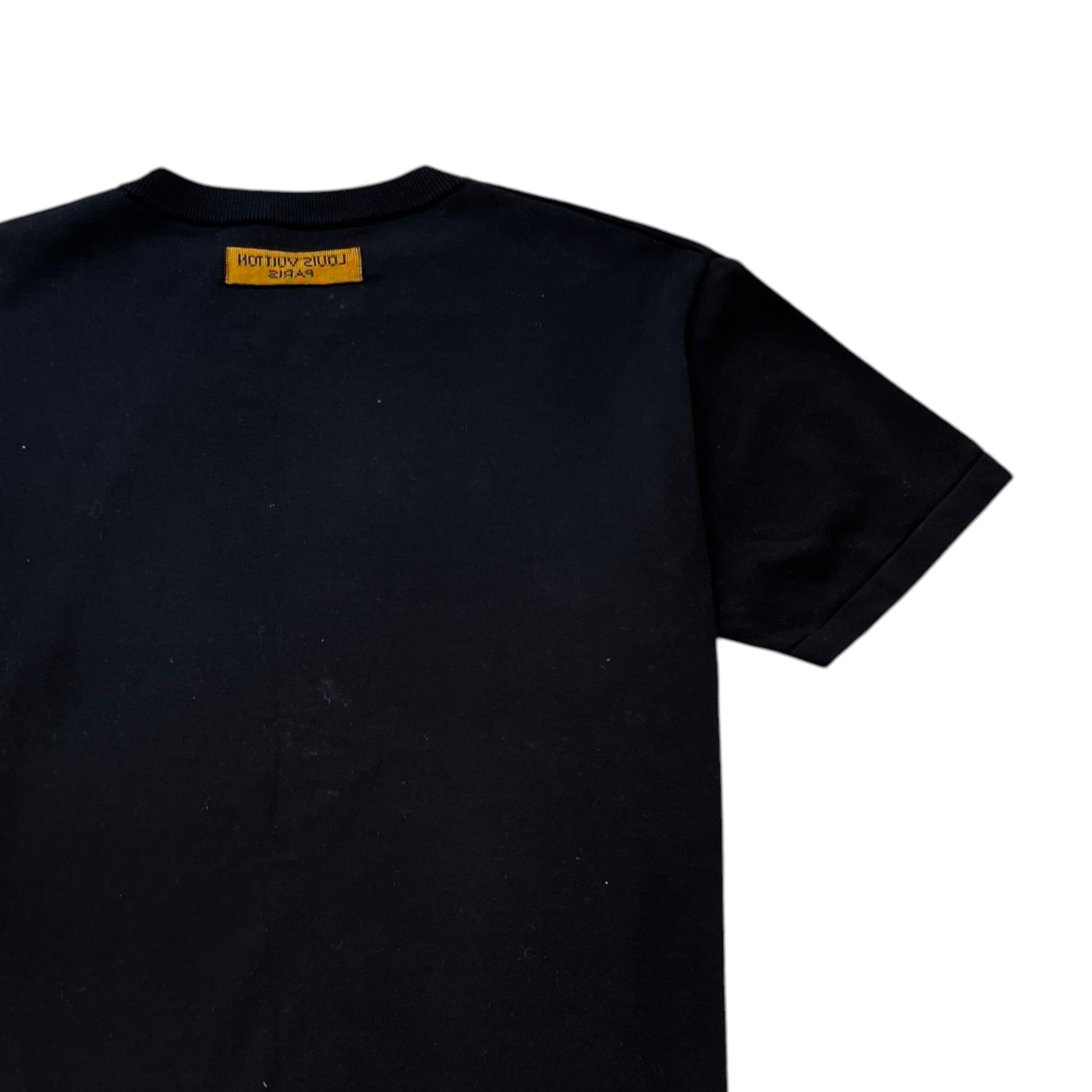 Men's Embroidered Logo T-Shirt Black Size M