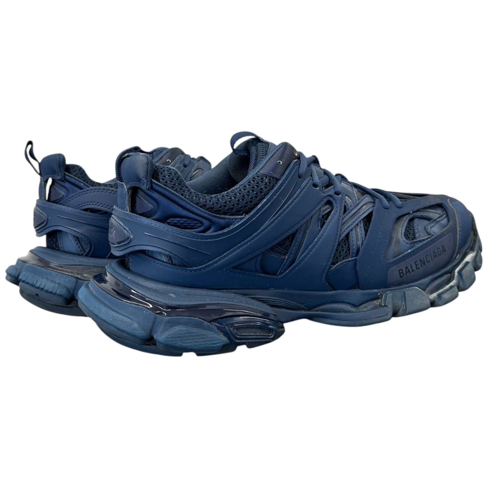 Men's Tracks Low Trainers Navy Size EU 42 / UK 8