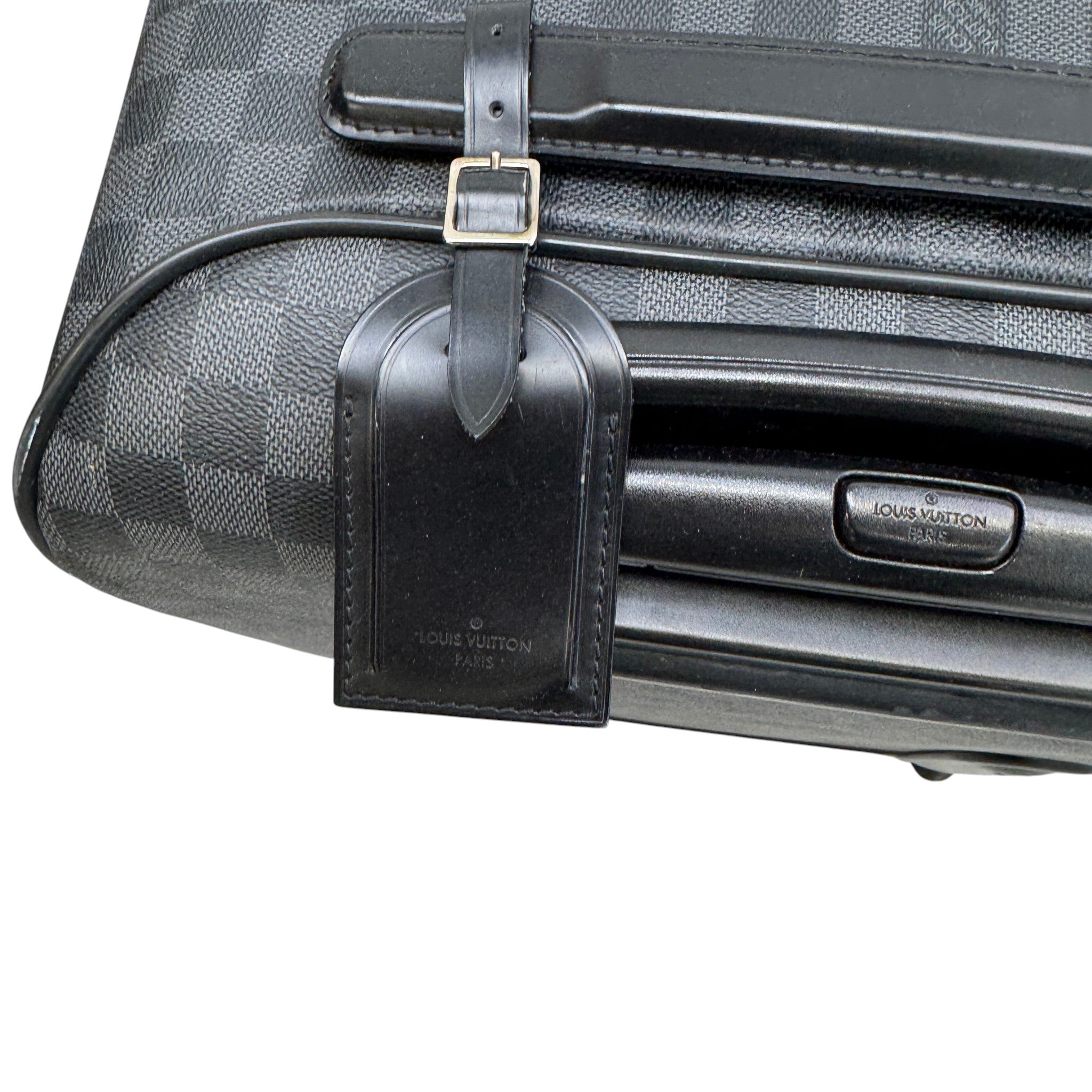 Men's Pégase Légère 55 Damier Graphite Suitcase Black