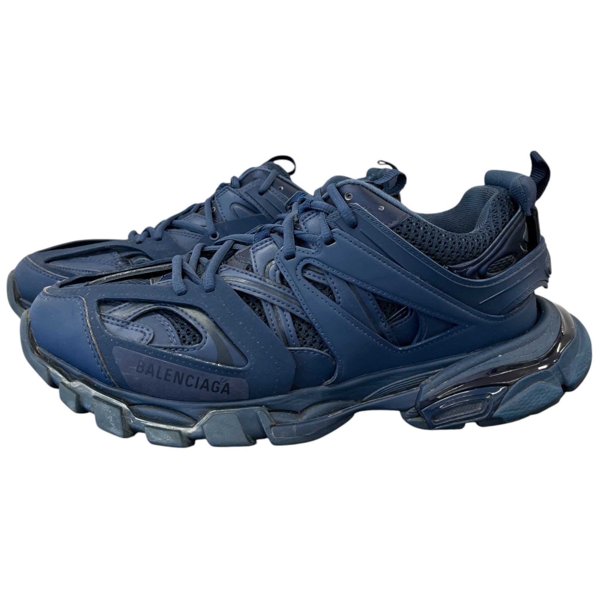 Men's Tracks Low Trainers Navy Size EU 42 / UK 8
