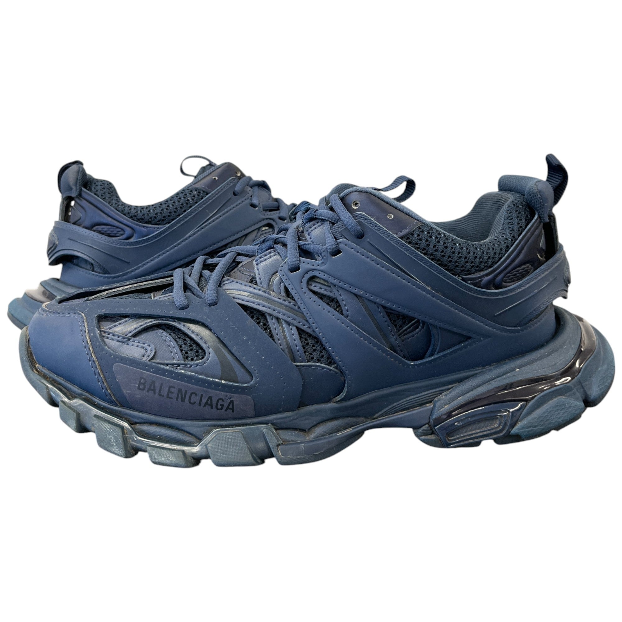 Men's Tracks Low Trainers Navy Size EU 42 / UK 8