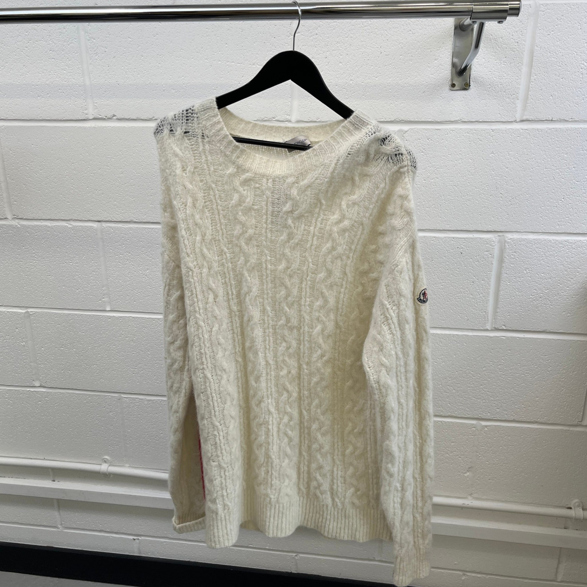 Women's Girocollo Jumper Cream Size XL