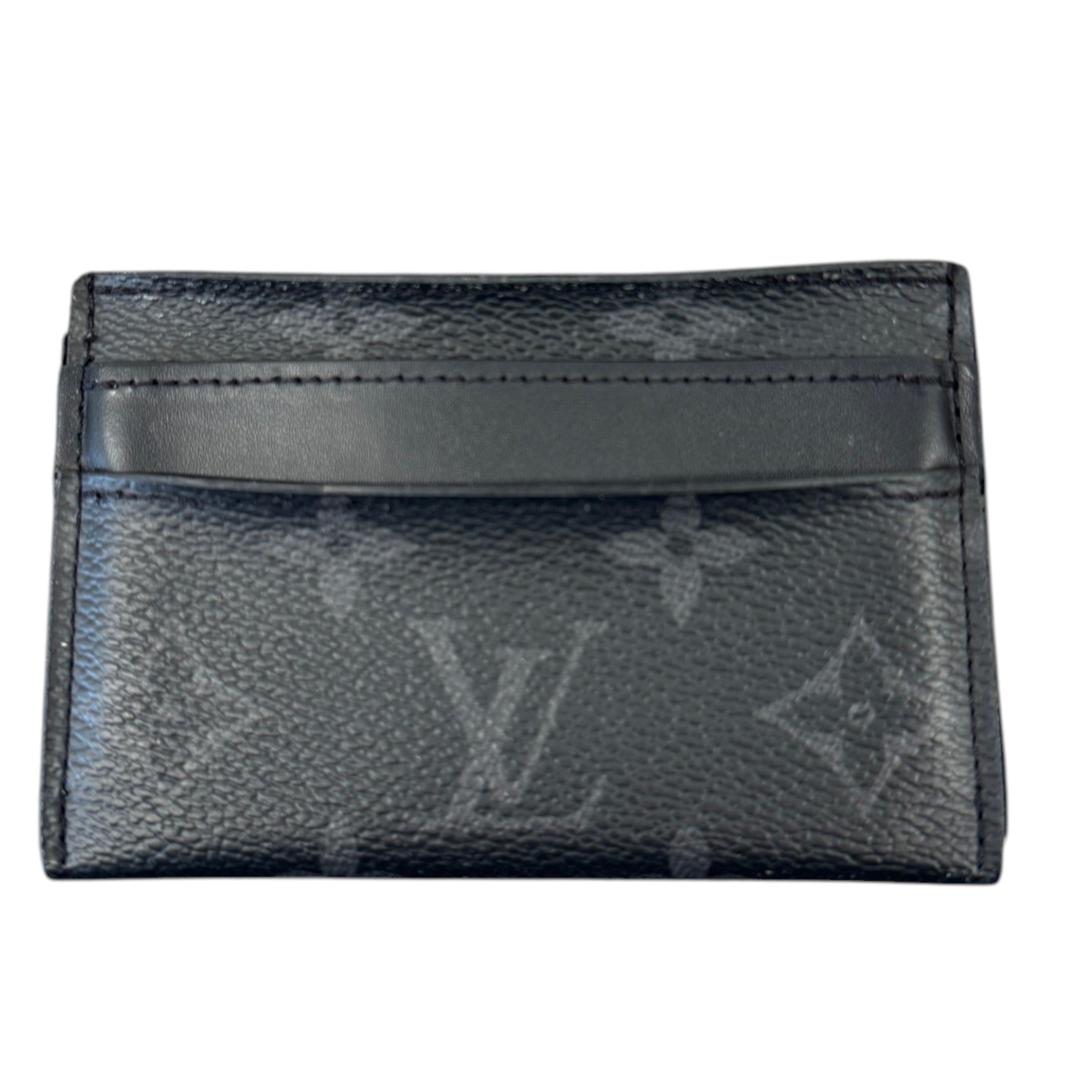 Men's Monogram Eclipse Double Card Holder Black