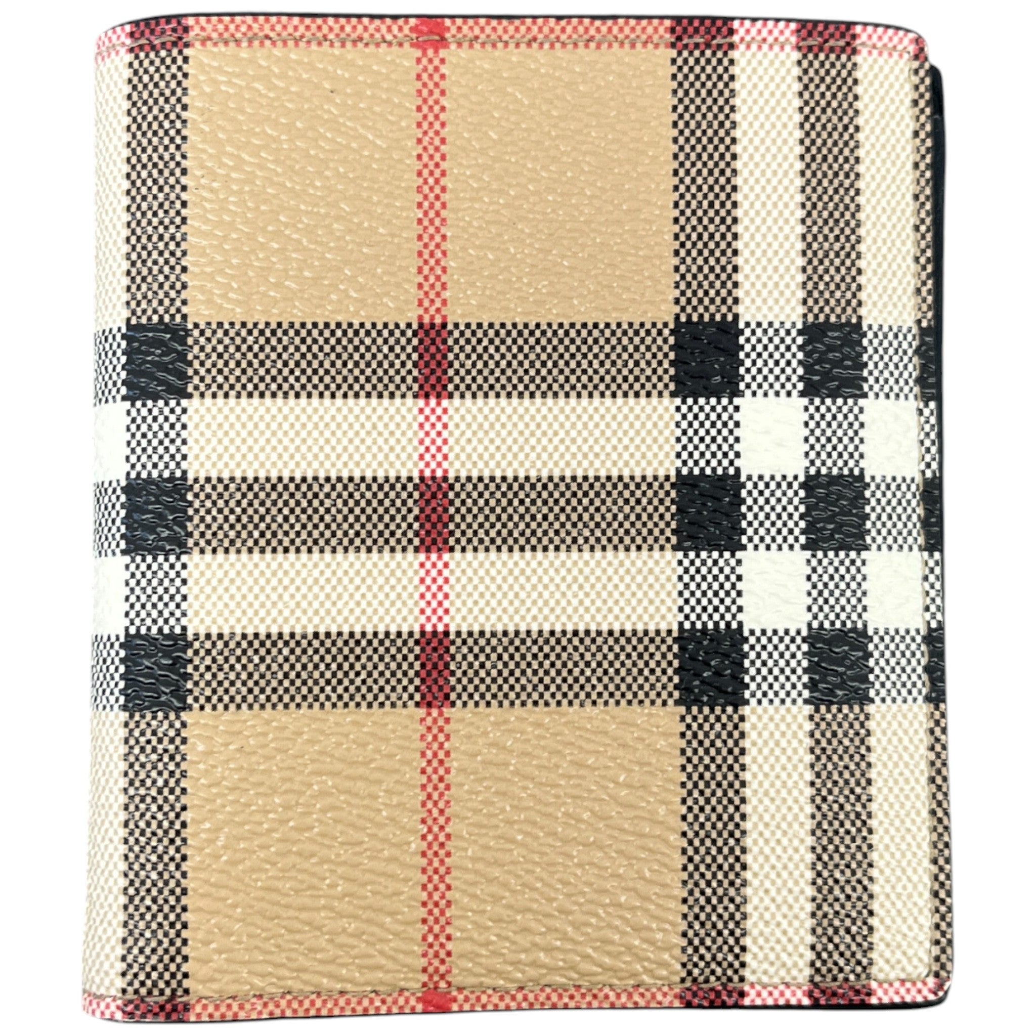 Men's Check Wallet Brown