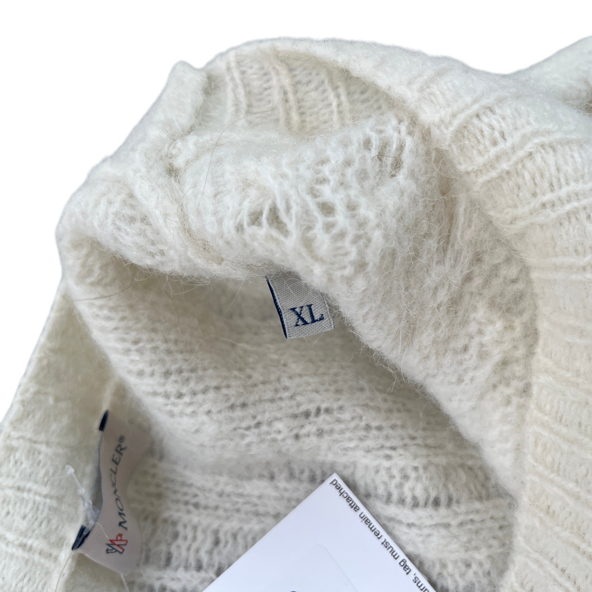 Women's Girocollo Jumper Cream Size XL