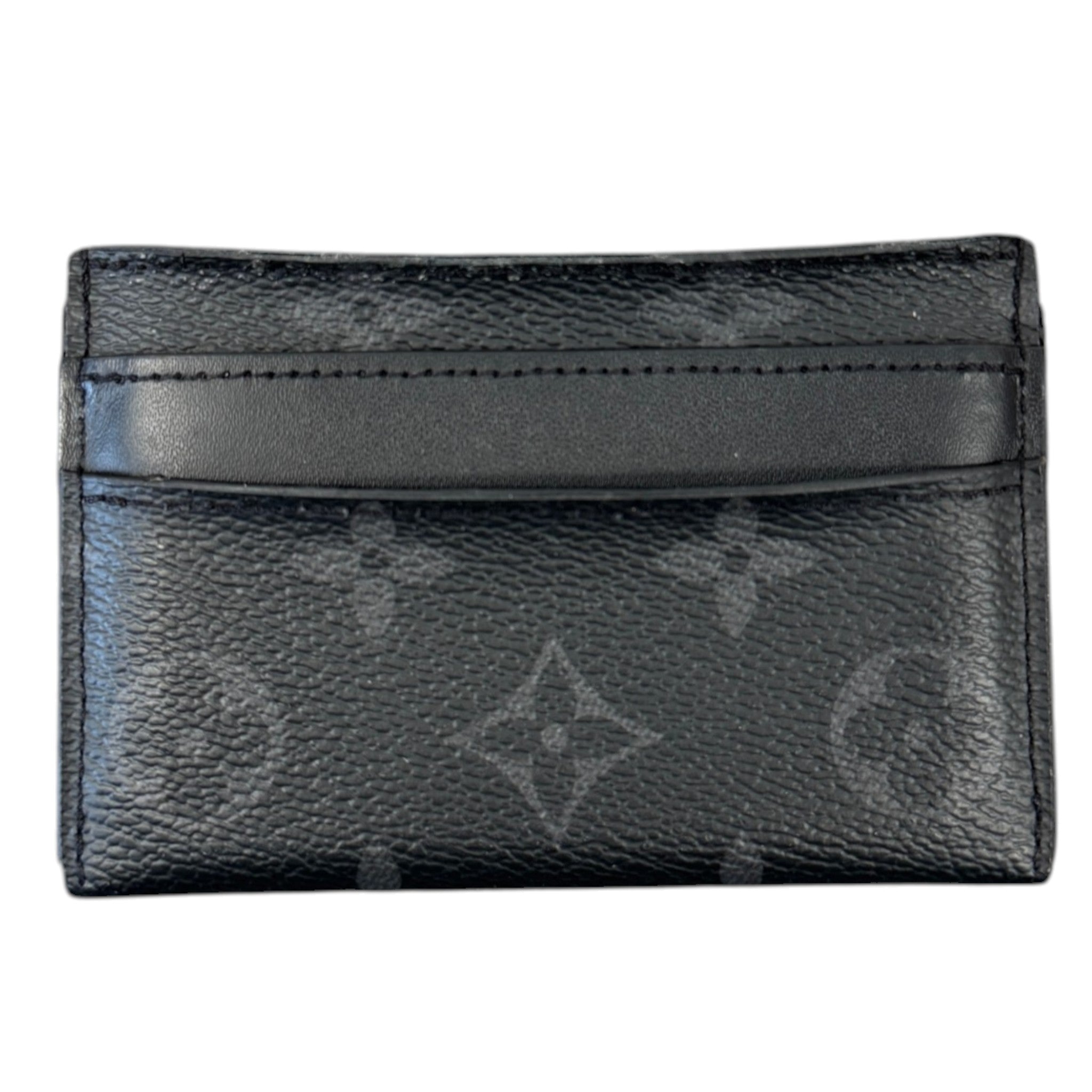 Men's Monogram Eclipse Double Card Holder Black
