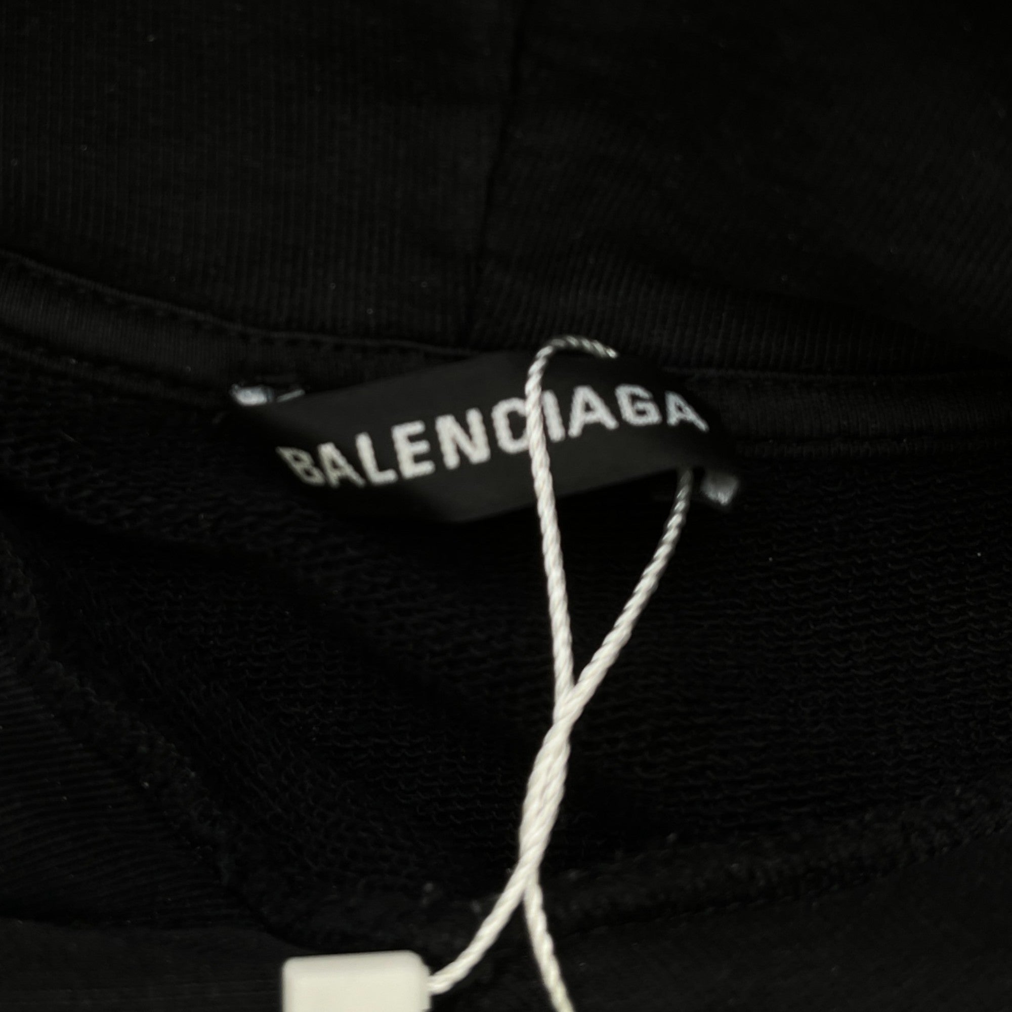 Men's Political Logo Hoodie Black Size M