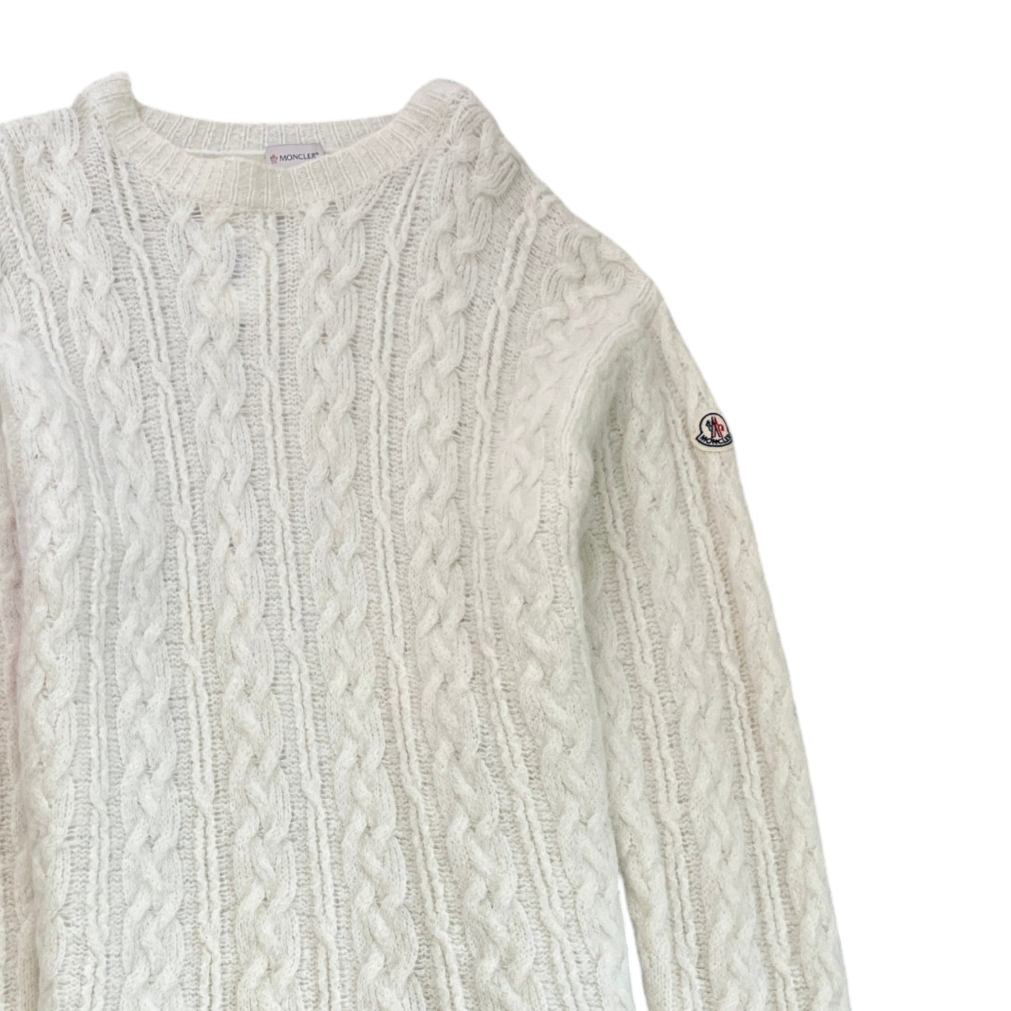 Women's Girocollo Jumper Cream Size XL