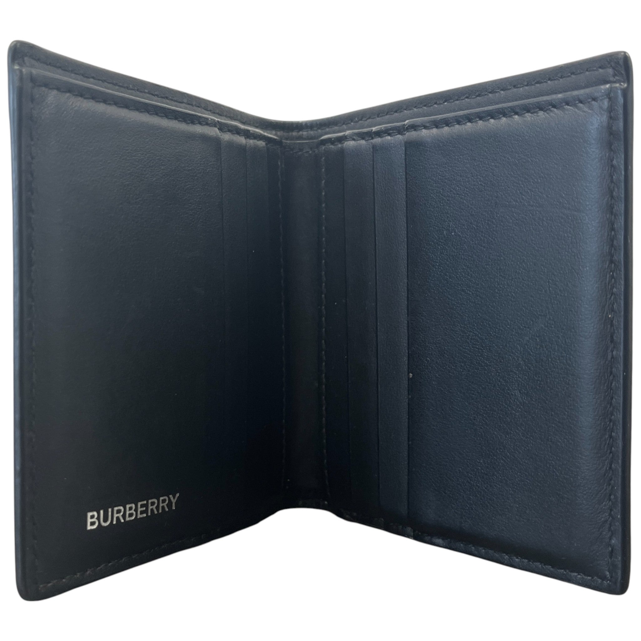 Men's Check Wallet Brown