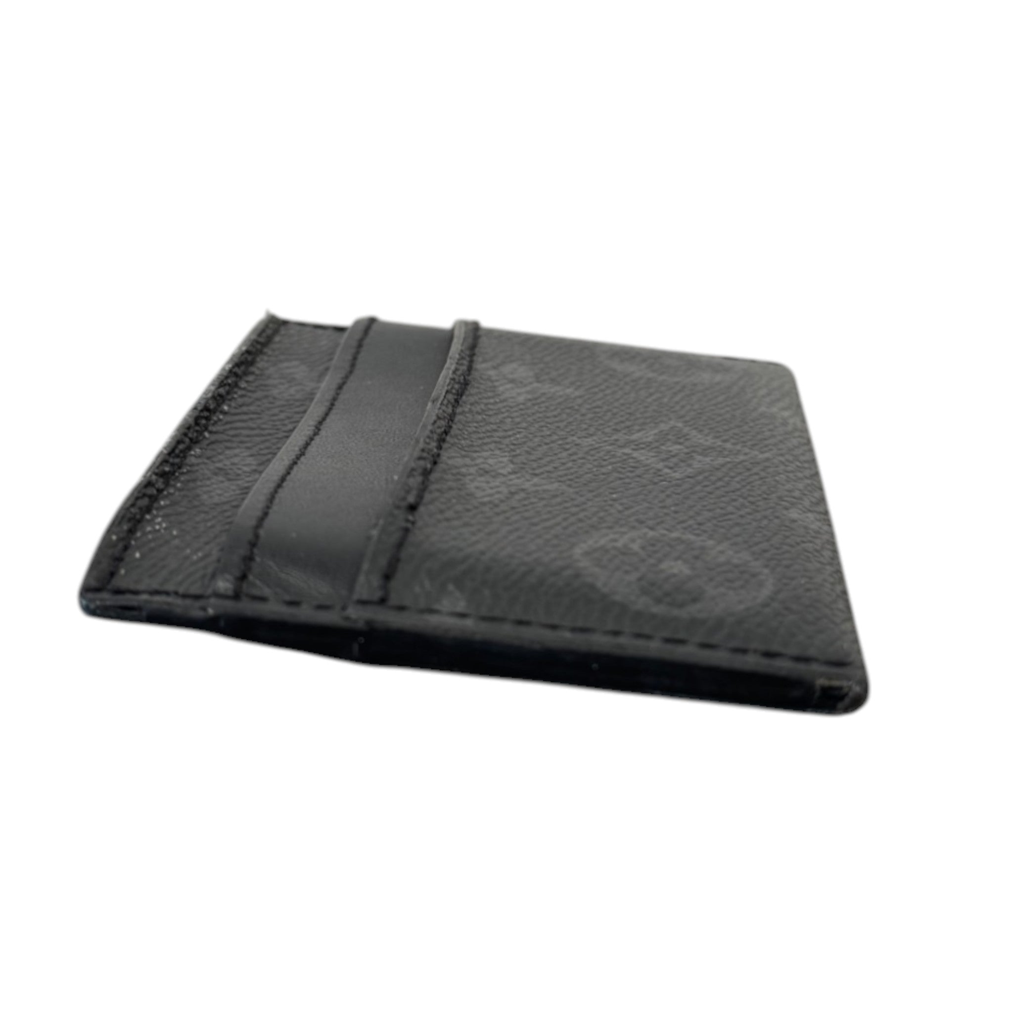 Men's Monogram Eclipse Double Card Holder Black