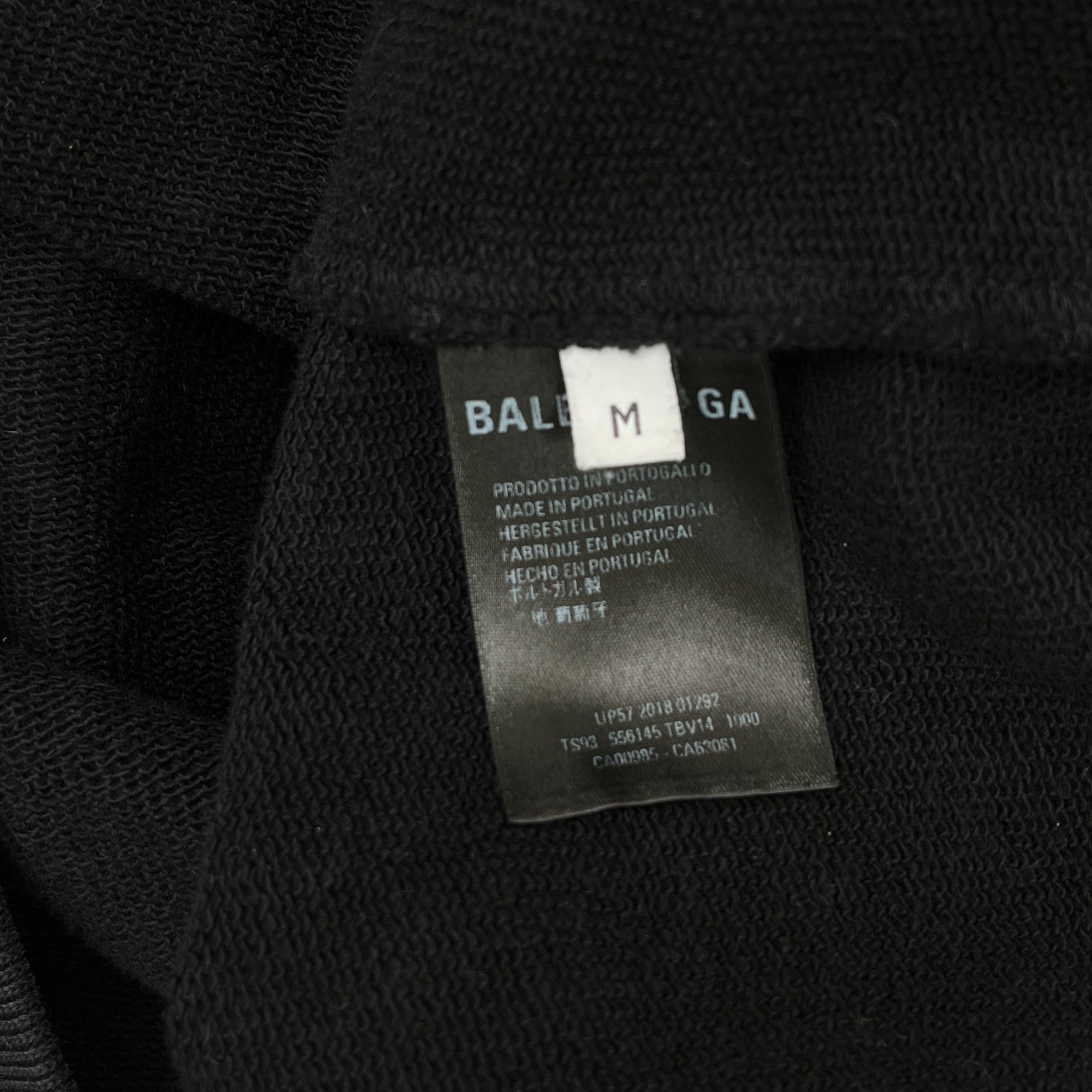 Men's Political Logo Hoodie Black Size M