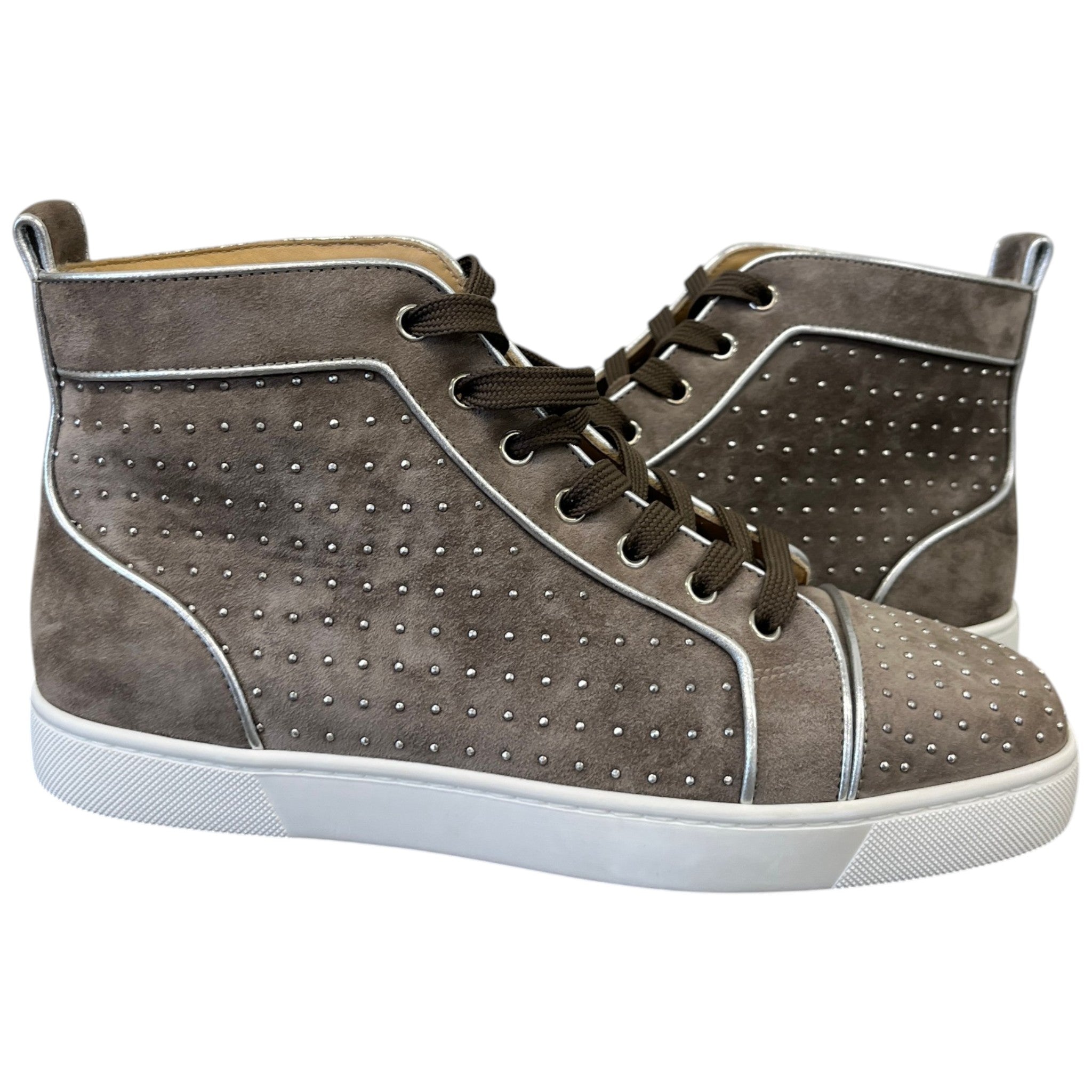 Men's Louis Plume High Trainers Grey Size EU 41 / UK 7