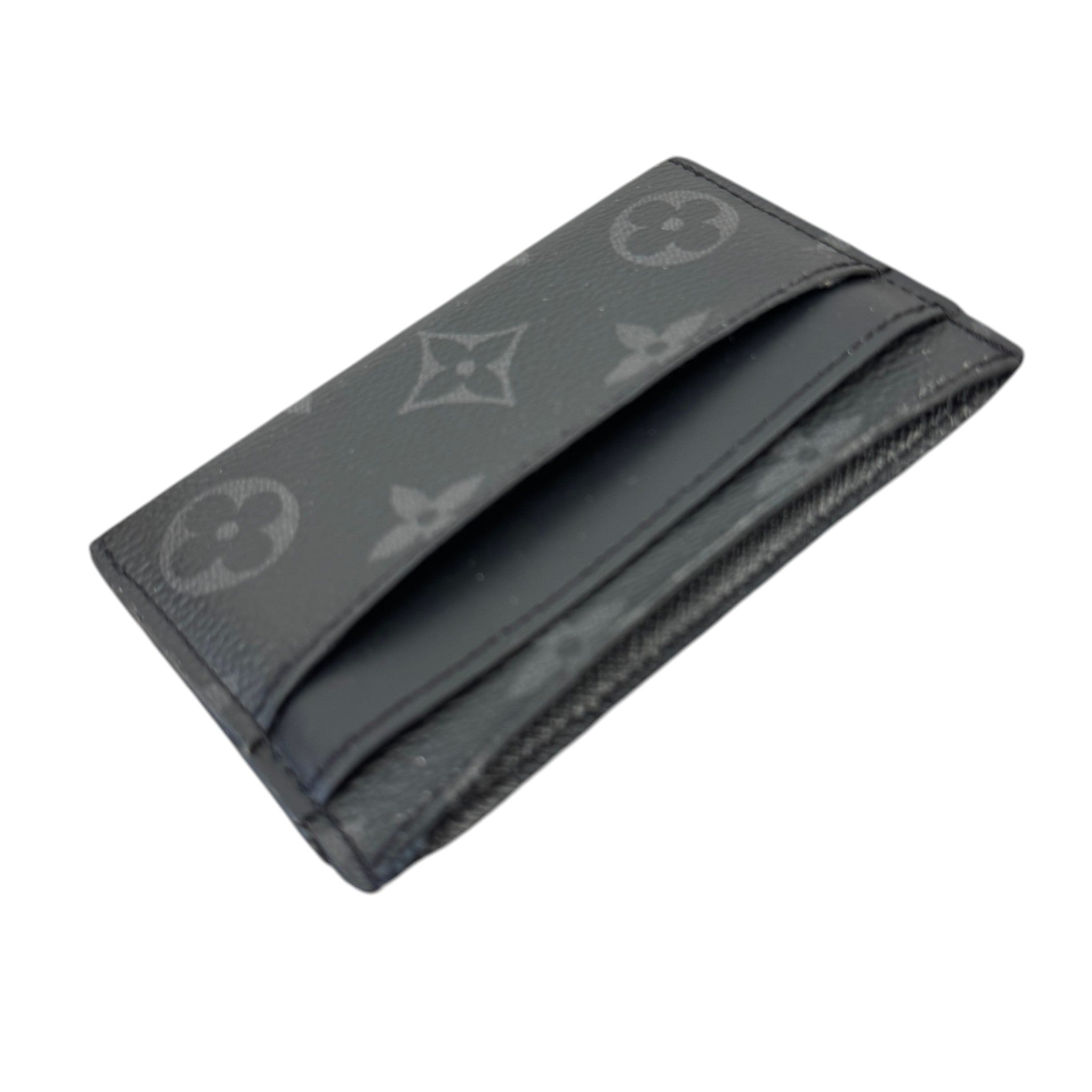 Men's Monogram Eclipse Double Card Holder Black
