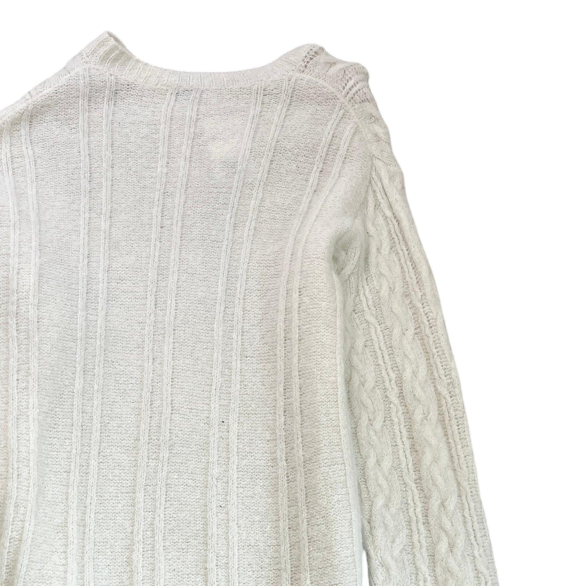 Women's Girocollo Jumper Cream Size XL