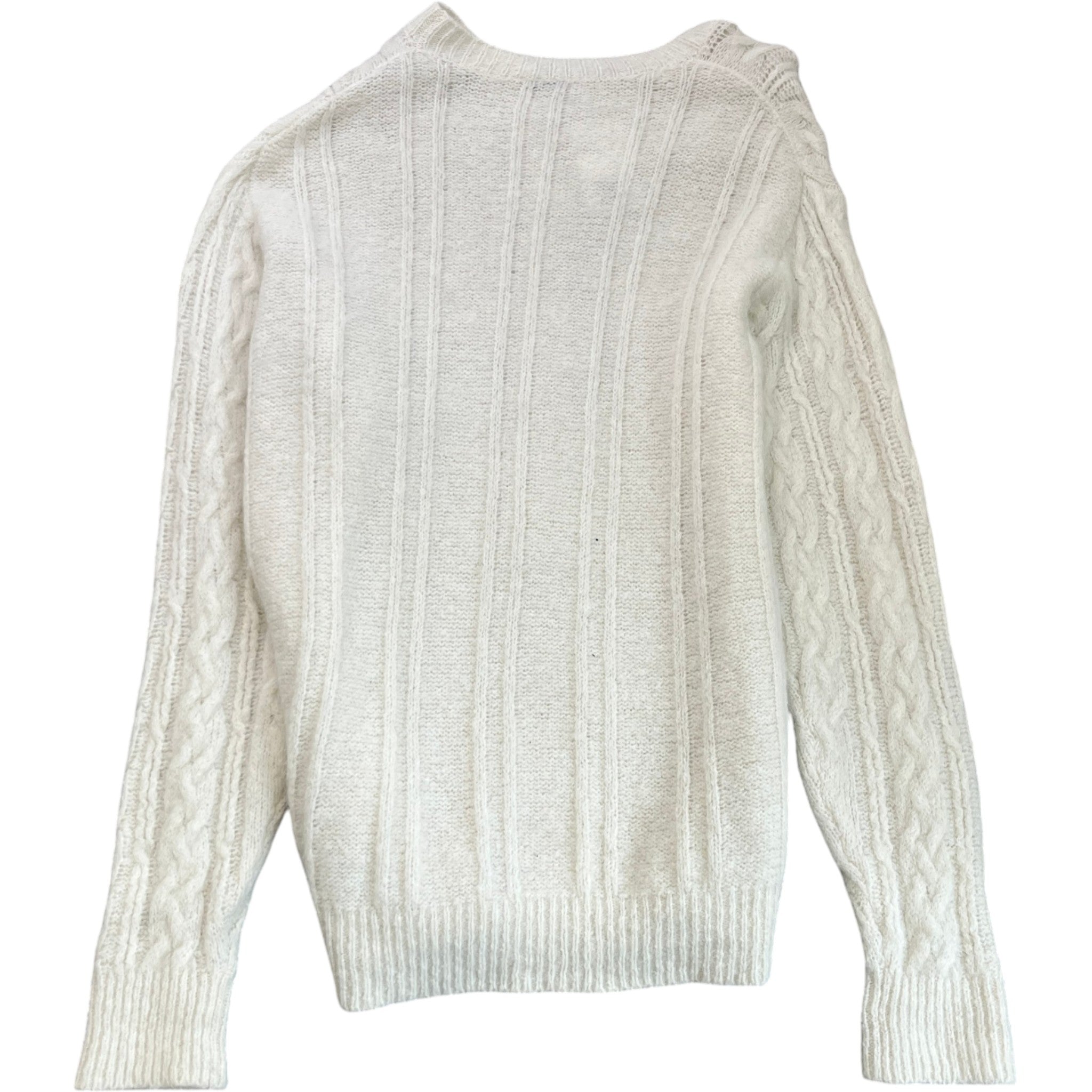 Women's Girocollo Jumper Cream Size XL