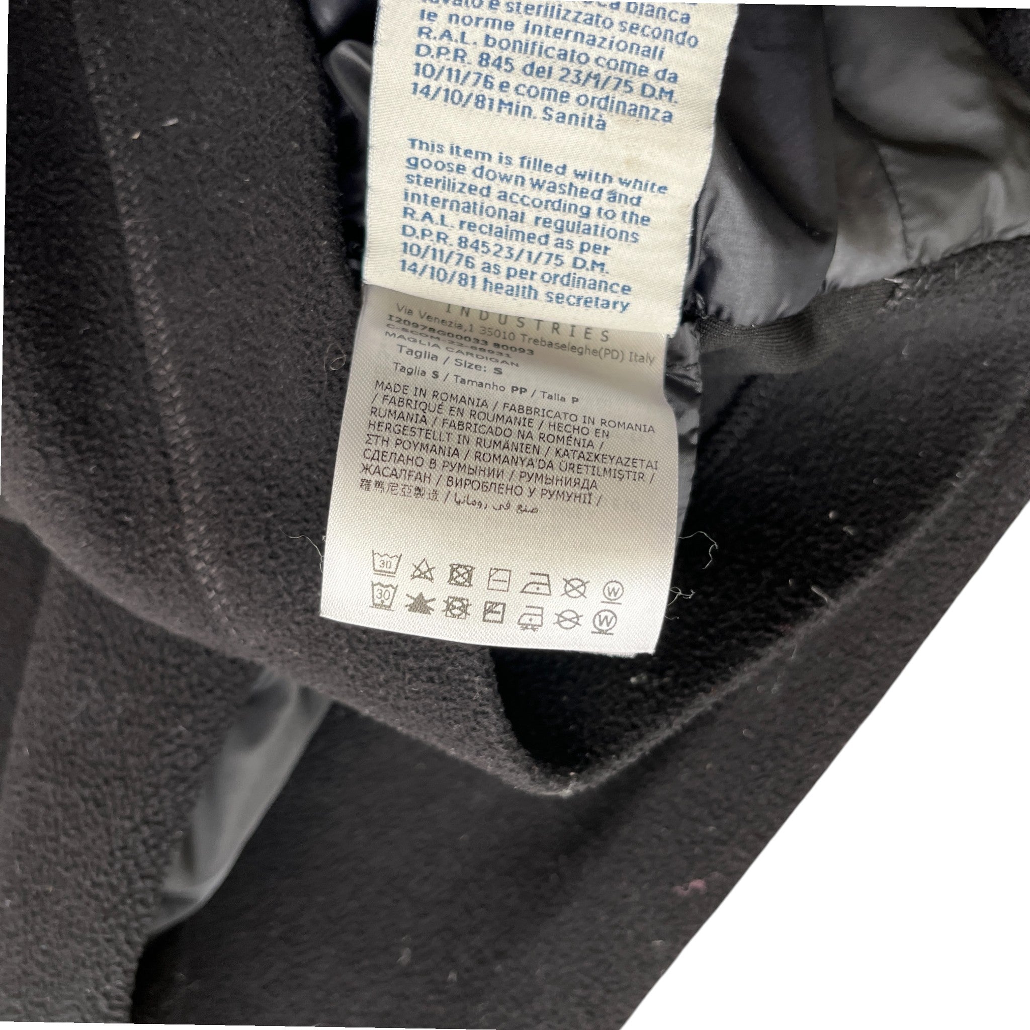 Men's Maglia Cardigan Jacket Black Size S