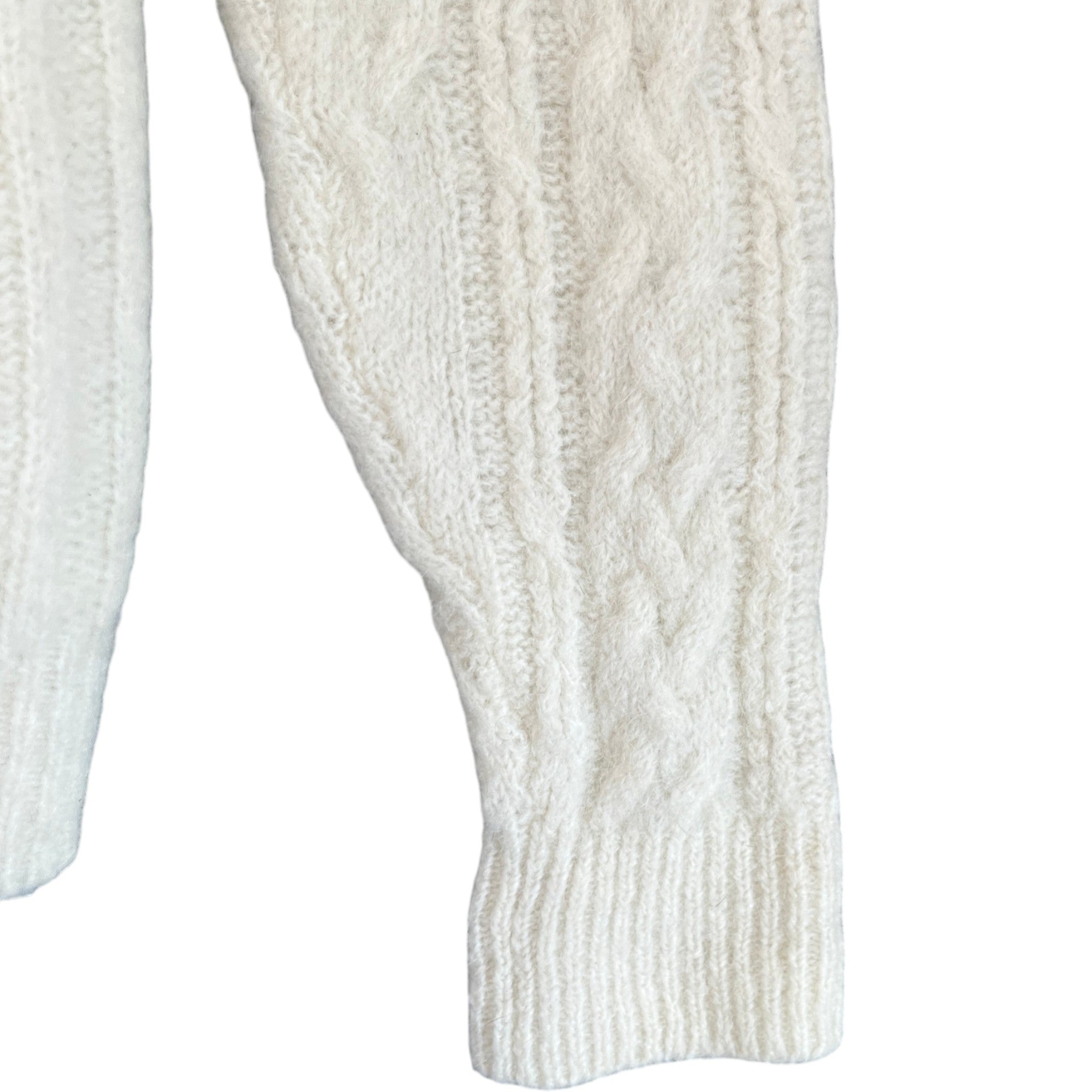 Women's Girocollo Jumper Cream Size XL