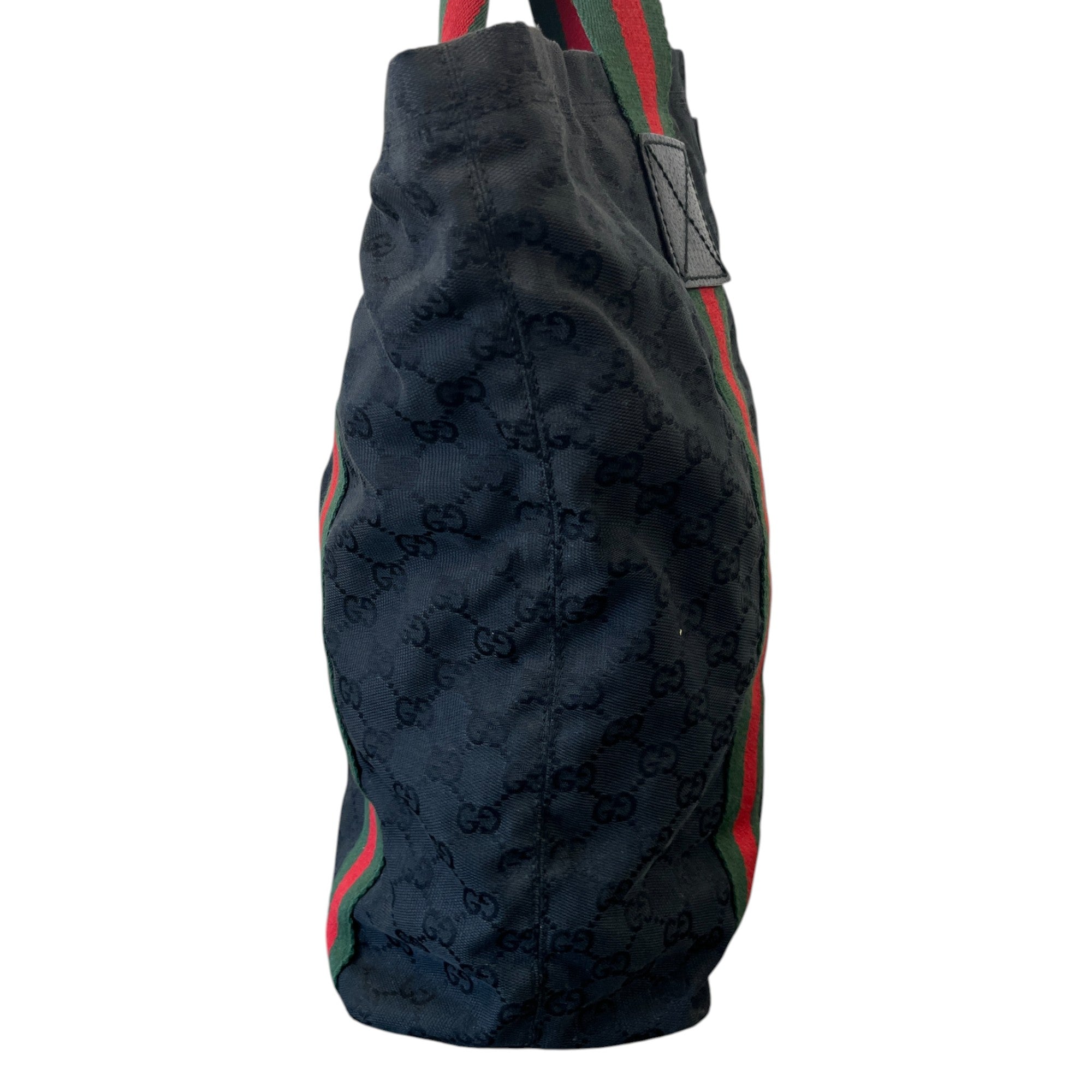 Women's Gg Web Handbag Black