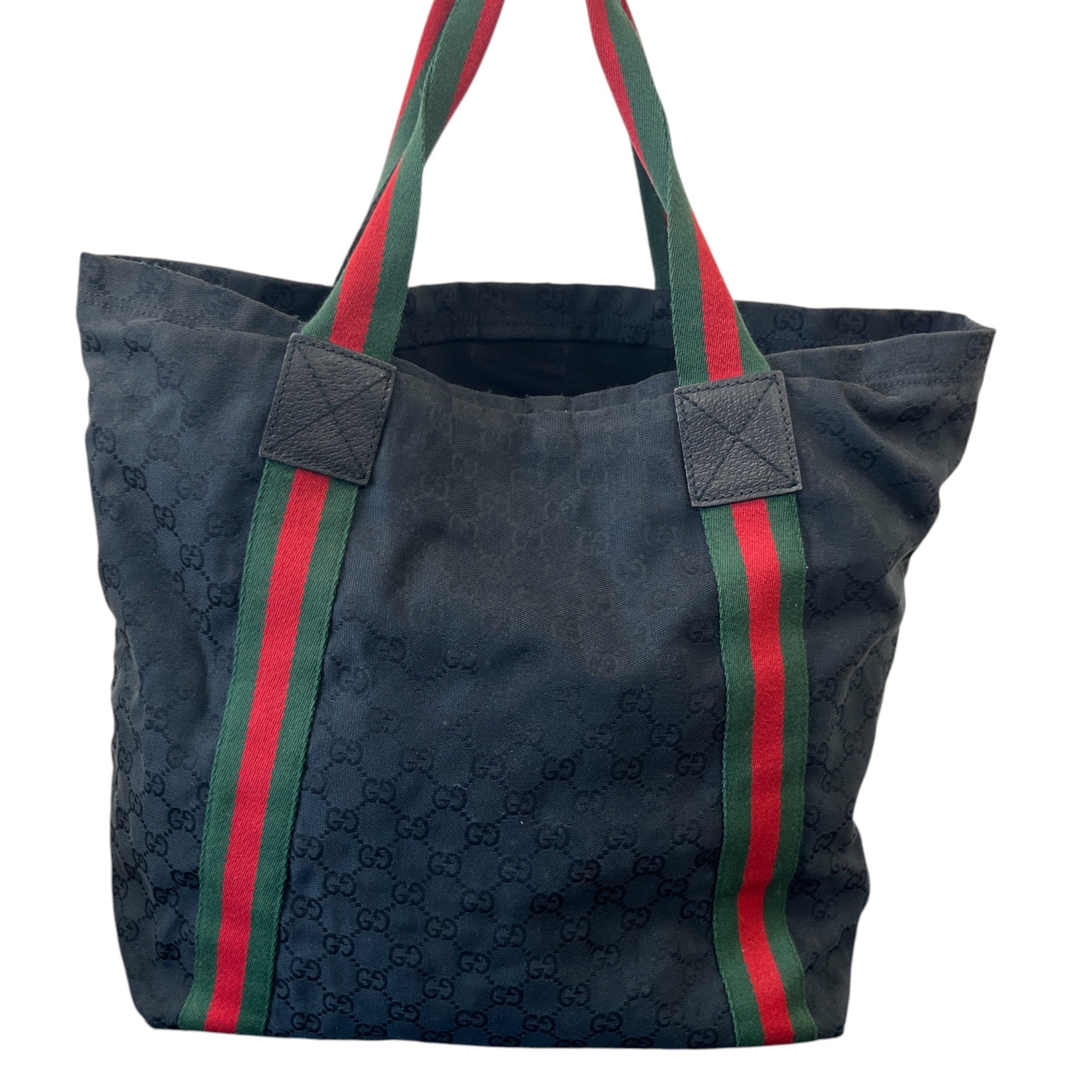 Women's Gg Web Handbag Black