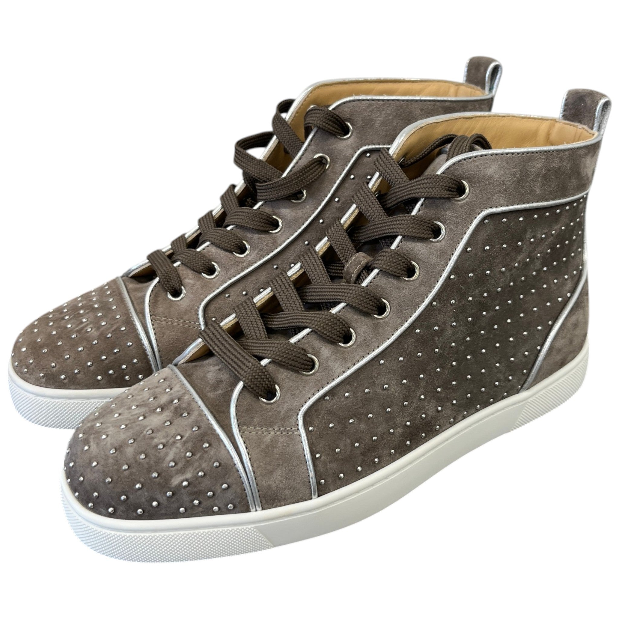 Men's Louis Plume High Trainers Grey Size EU 41 / UK 7