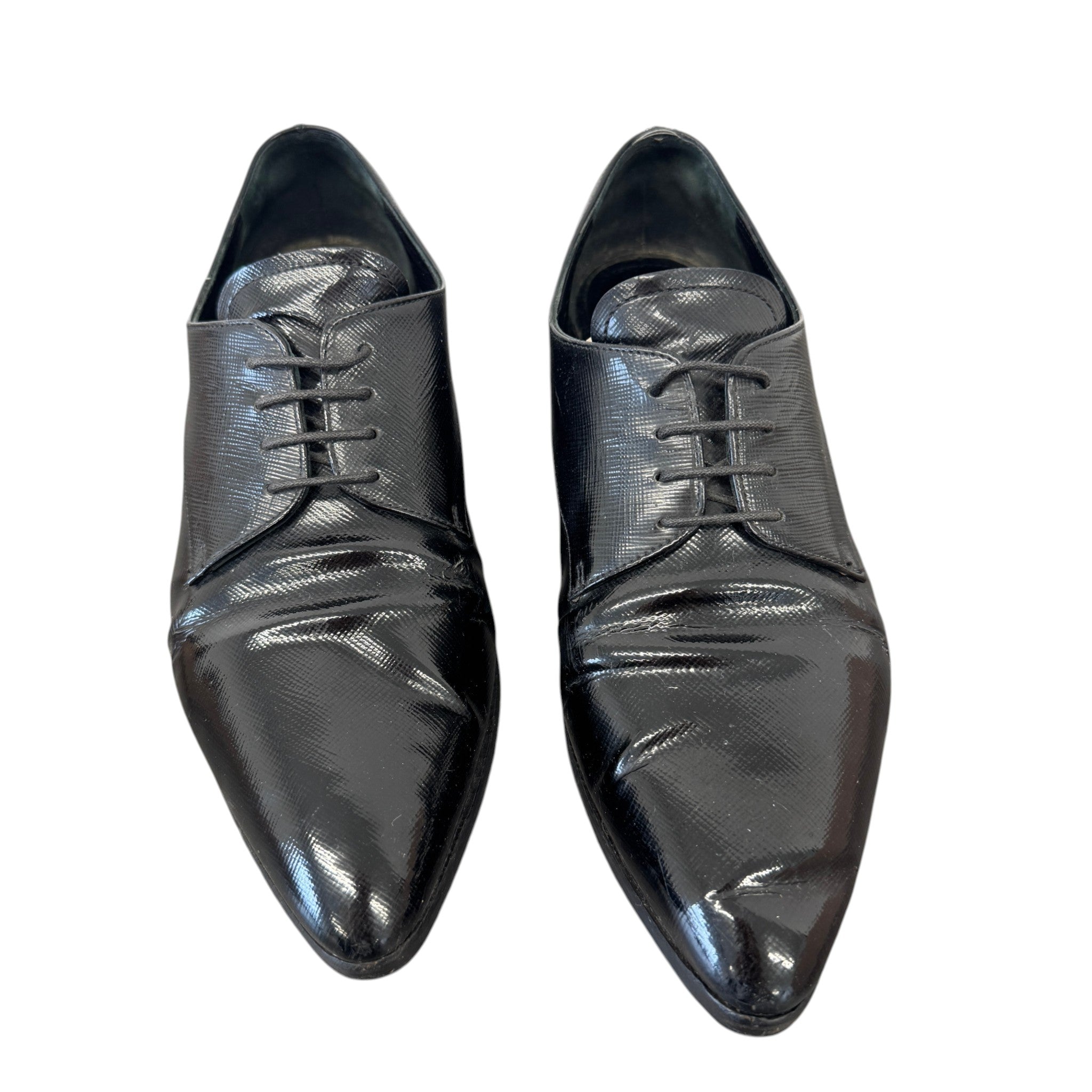 Women's Pointed Toe Loafers Black Size EU 37 / UK 4