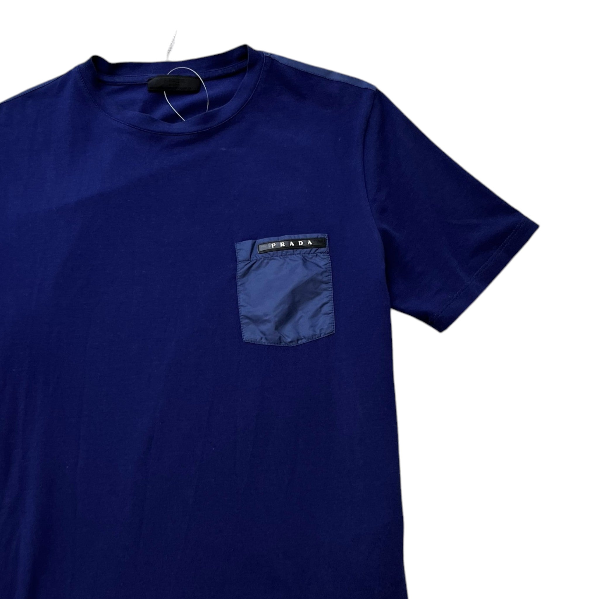 Men's Re-Nylon Pocket Logo T-Shirt Navy Size S
