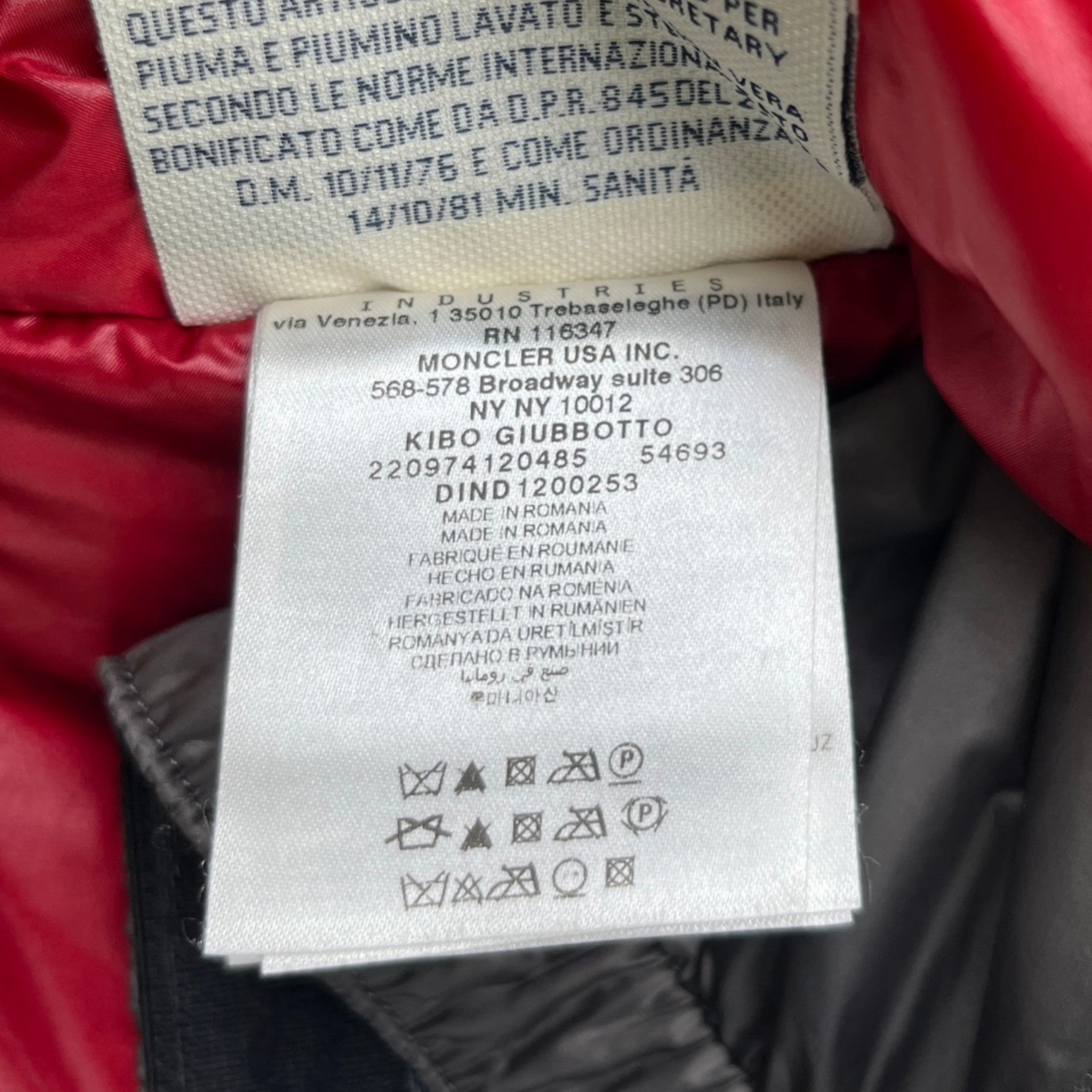 Men's Kibo Down Jacket Grey Size 2 / M